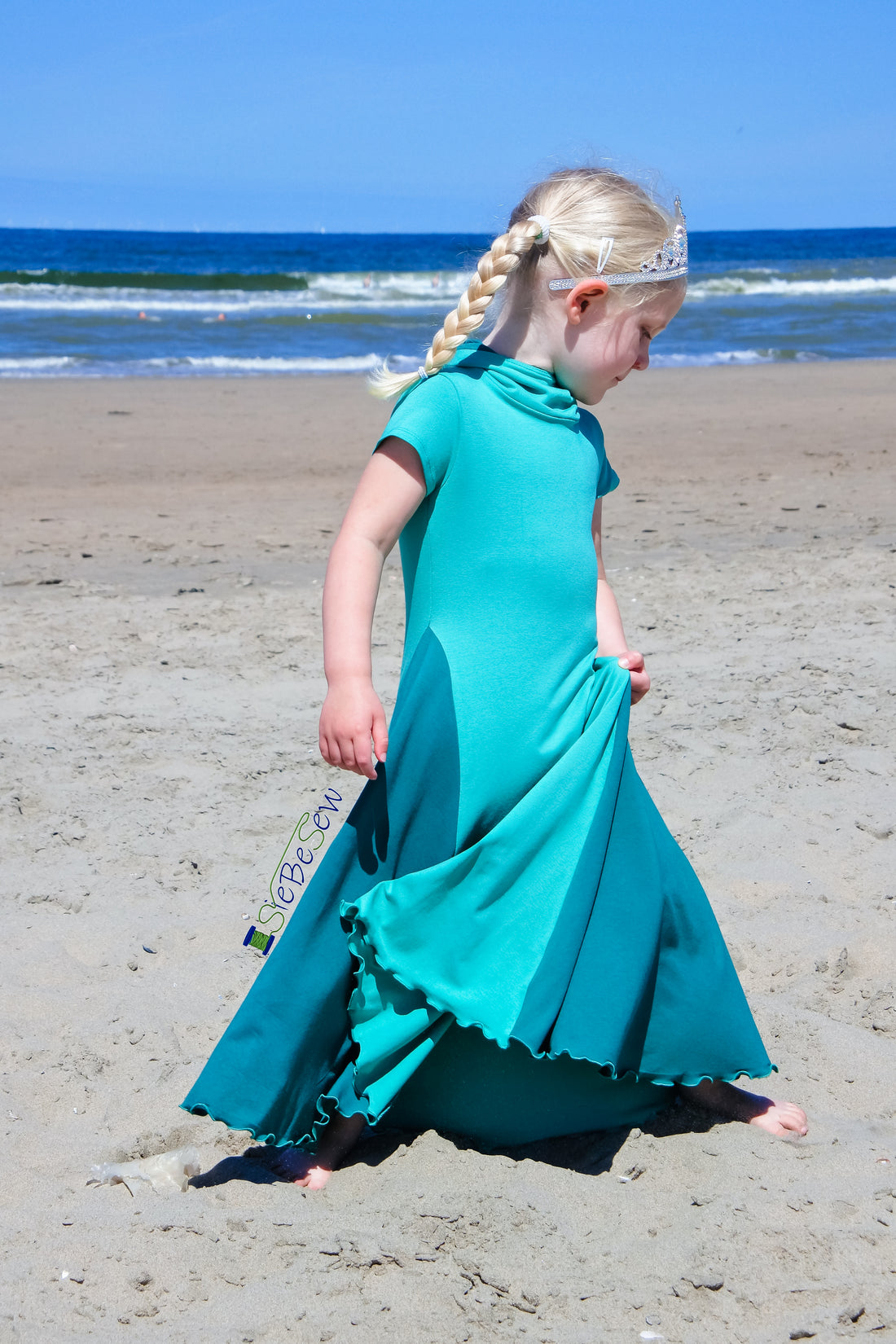 The Blue-Denia, your new MUST HAVE dress! It even has a hood!
