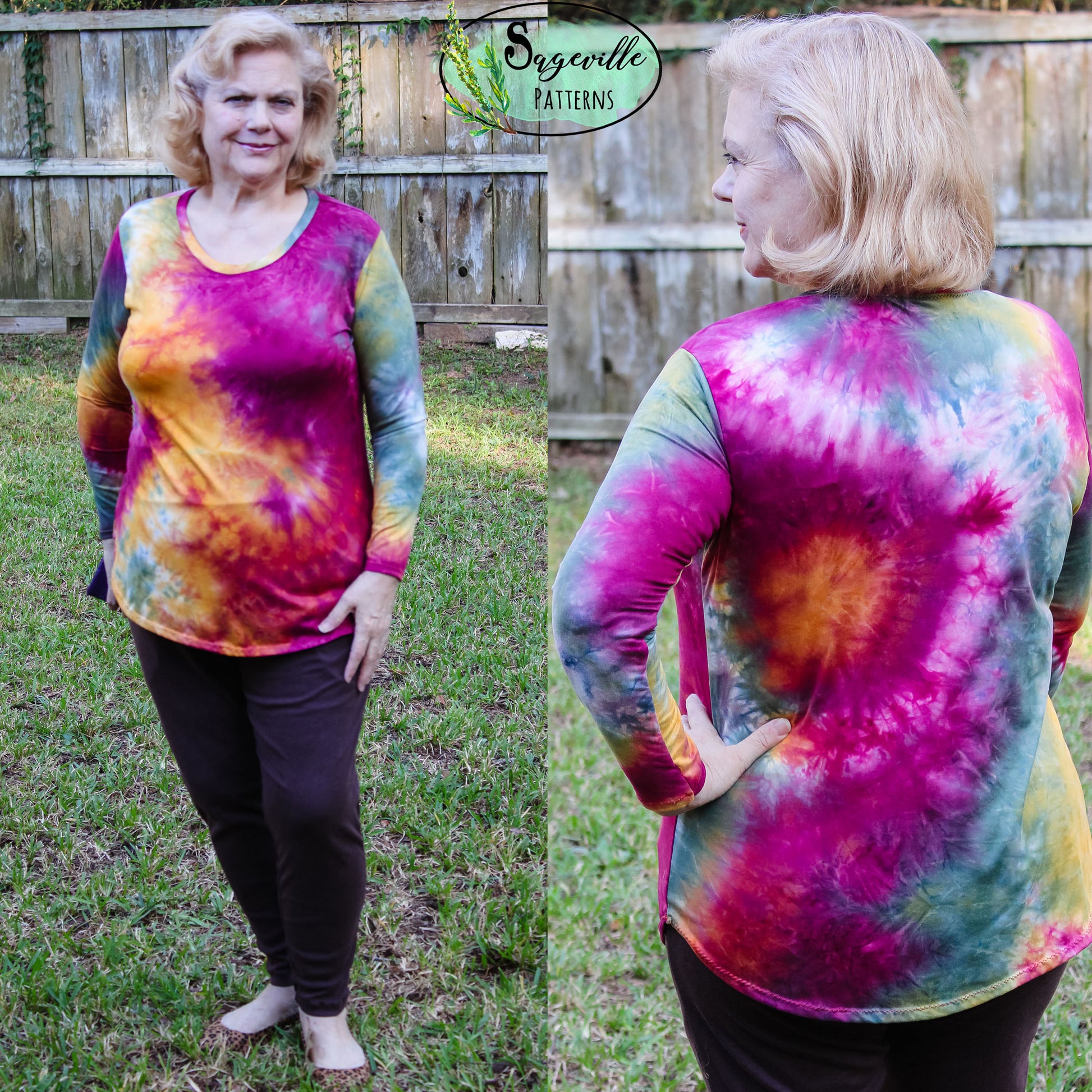Buttercup Tee *Grab it for FREE with the code in the Sageville Patterns Sewing Group on Facebook!