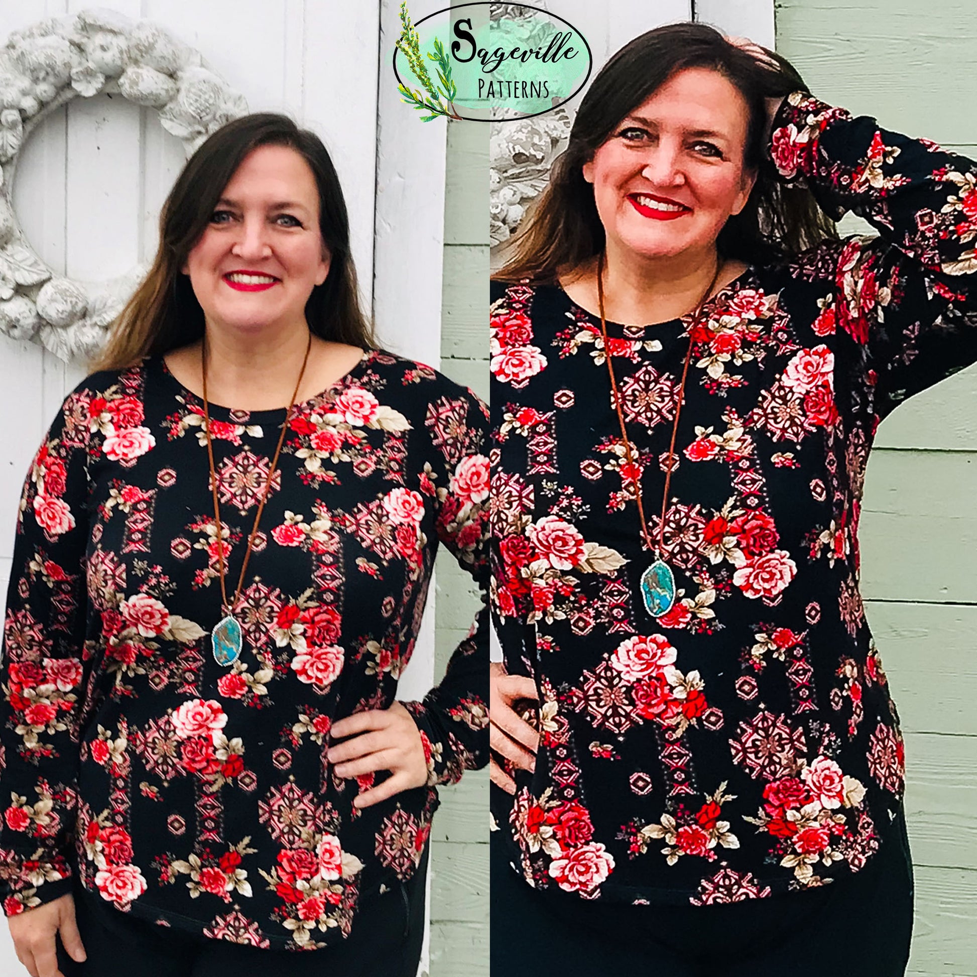 Buttercup Tee *Grab it for FREE with the code in the Sageville Patterns Sewing Group on Facebook!