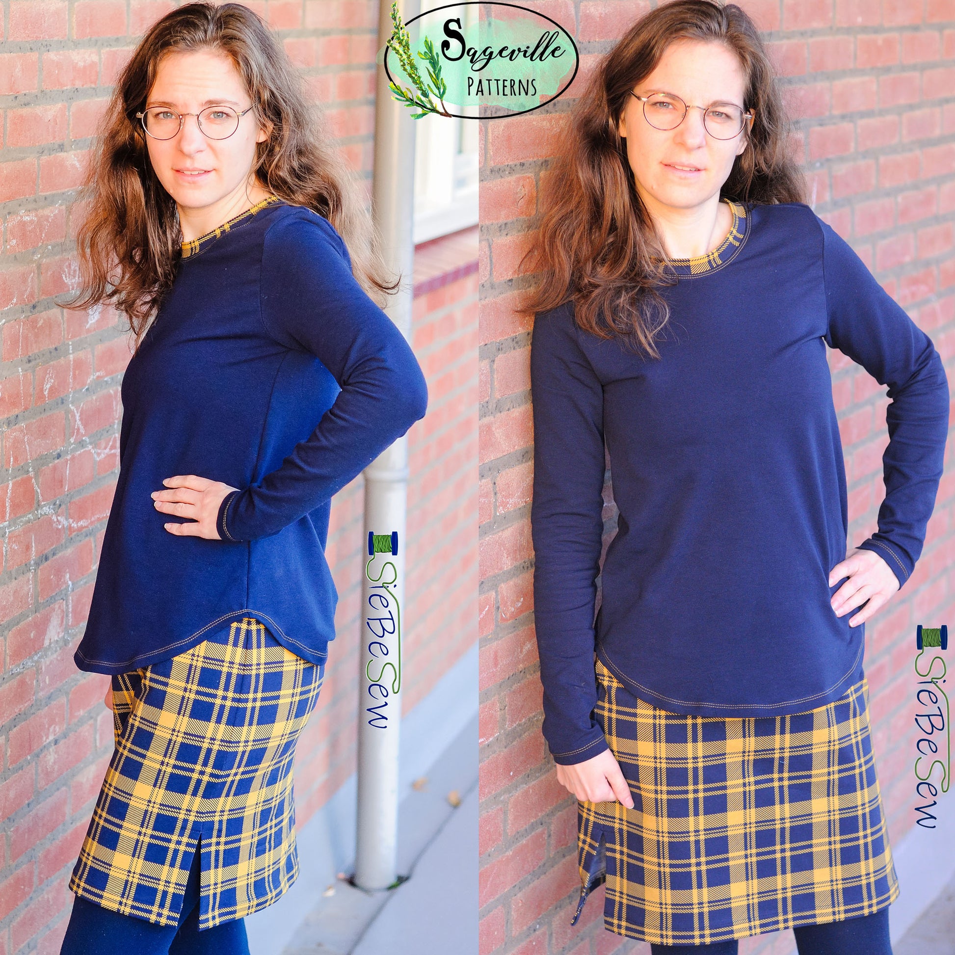 Buttercup Tee *Grab it for FREE with the code in the Sageville Patterns Sewing Group on Facebook!