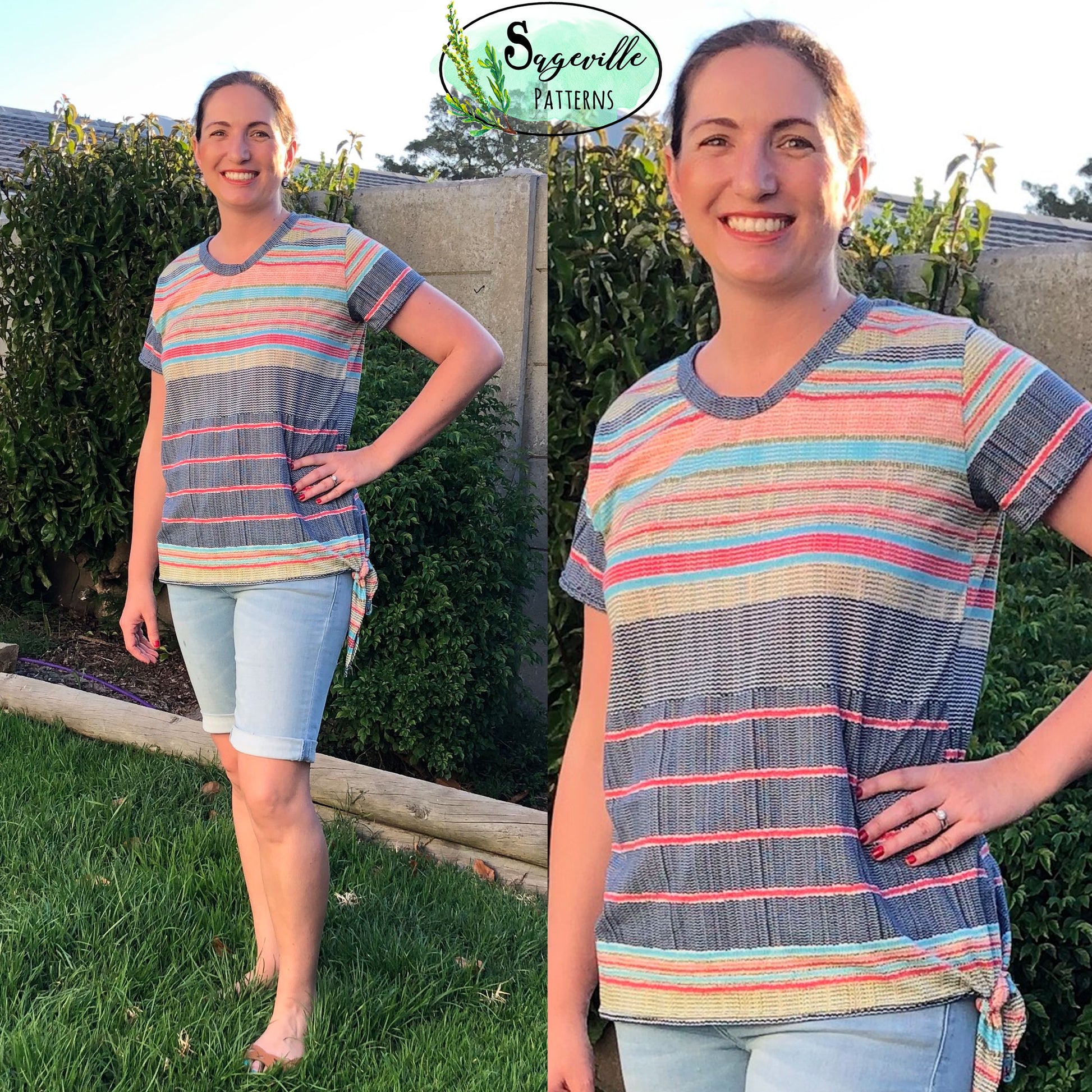 Buttercup Tee *Grab it for FREE with the code in the Sageville Patterns Sewing Group on Facebook!