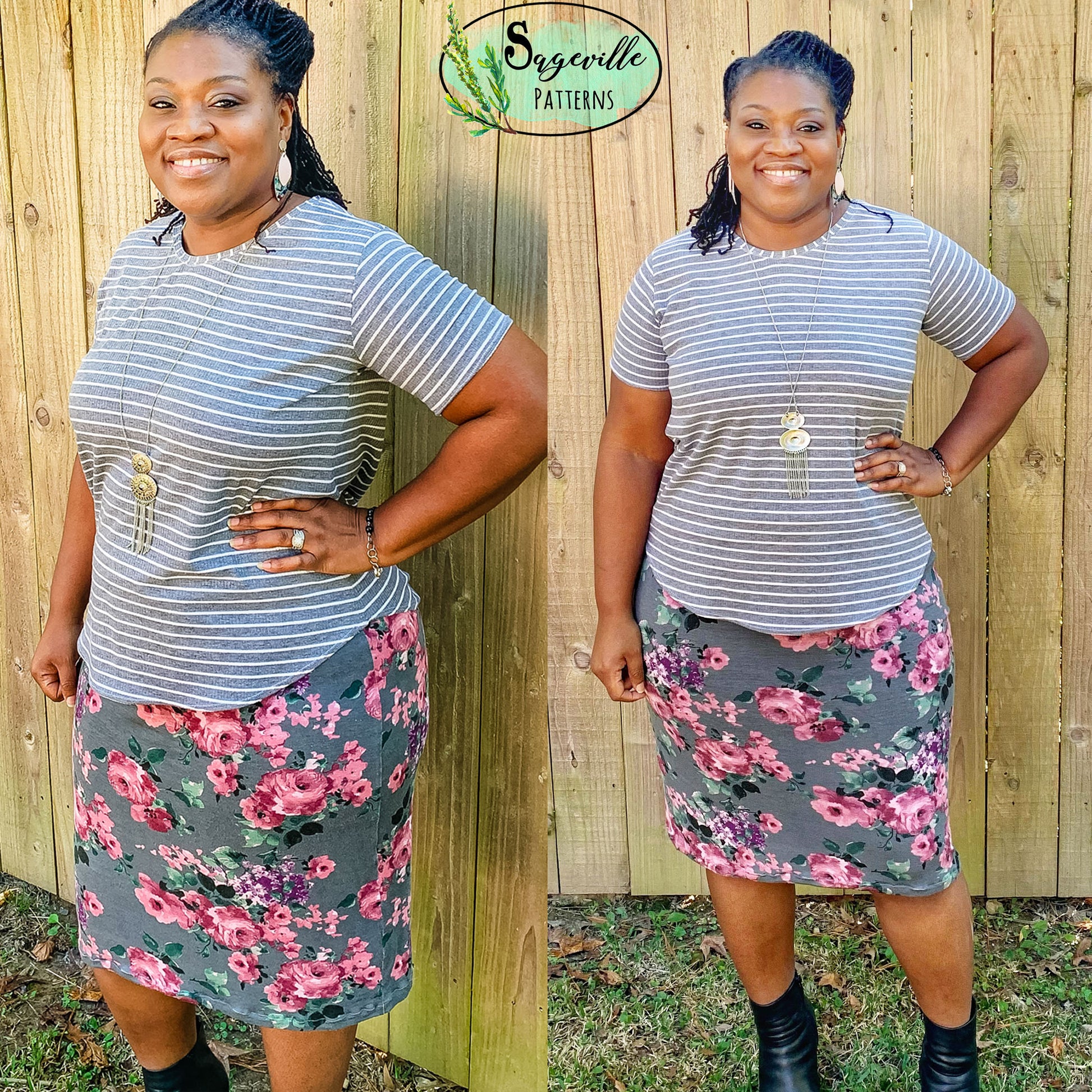Buttercup Tee *Grab it for FREE with the code in the Sageville Patterns Sewing Group on Facebook!