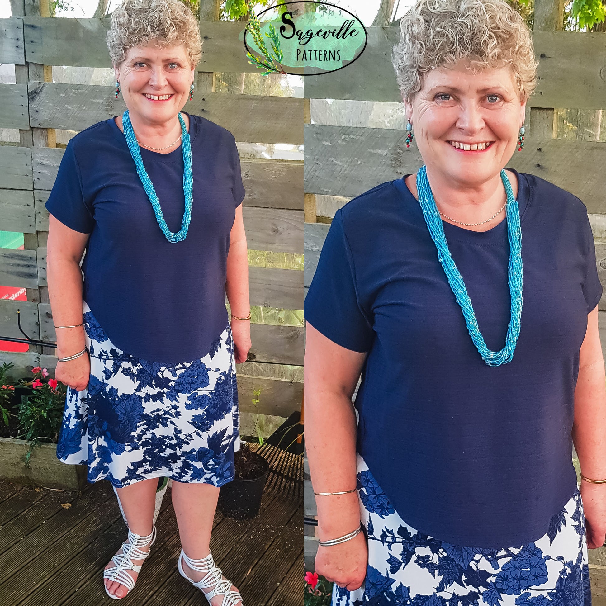 Buttercup Tee *Grab it for FREE with the code in the Sageville Patterns Sewing Group on Facebook!