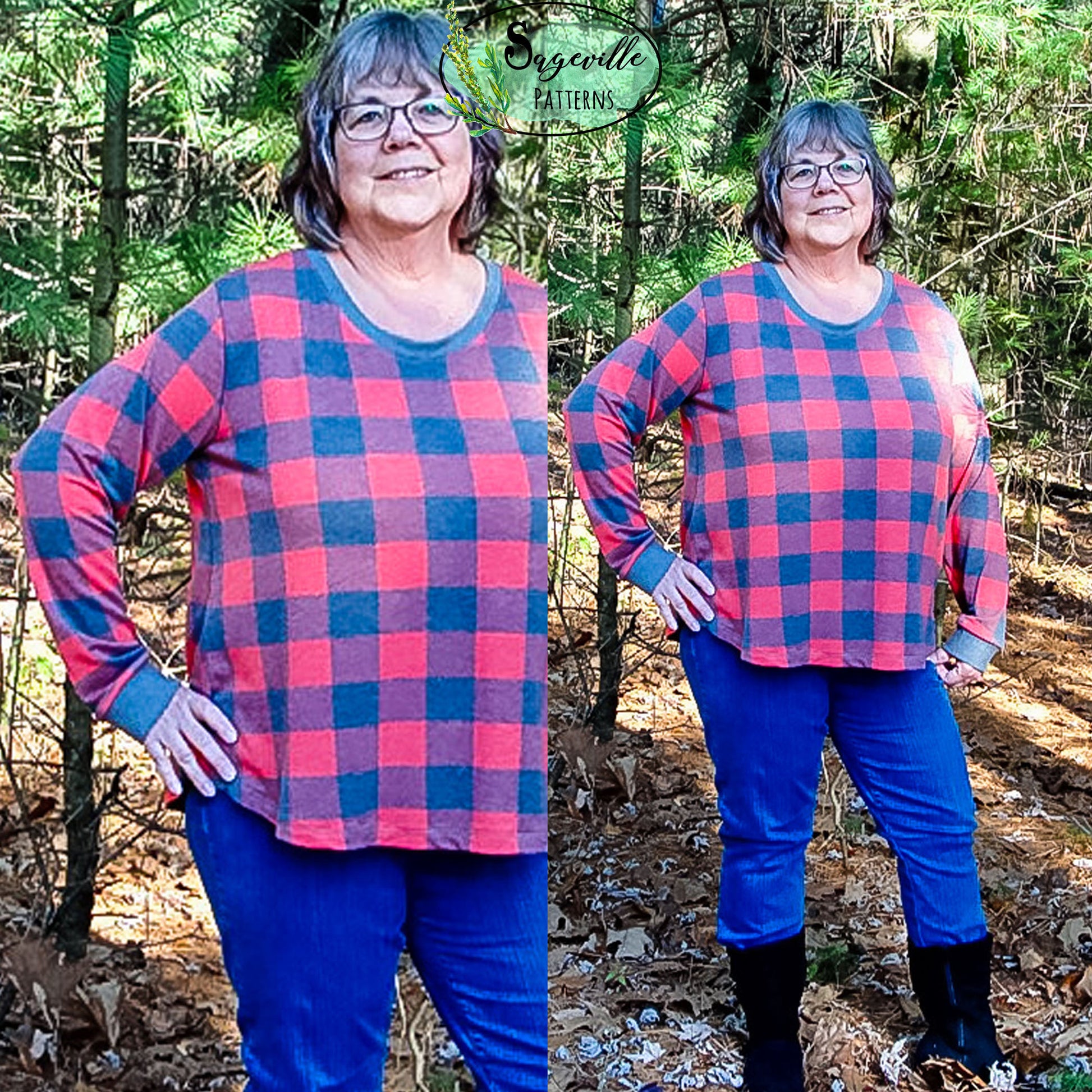 Buttercup Tee *Grab it for FREE with the code in the Sageville Patterns Sewing Group on Facebook!