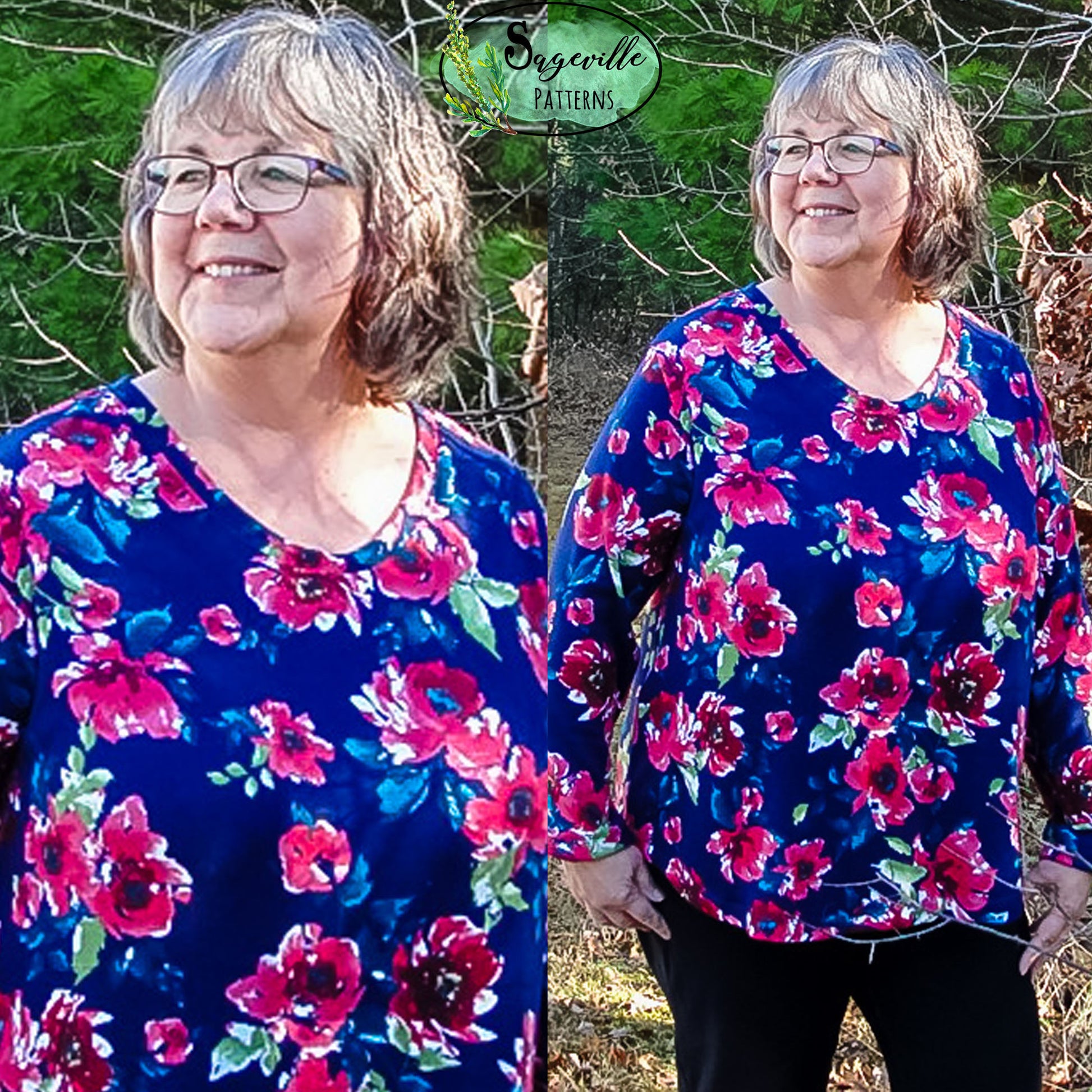Buttercup Tee *Grab it for FREE with the code in the Sageville Patterns Sewing Group on Facebook!