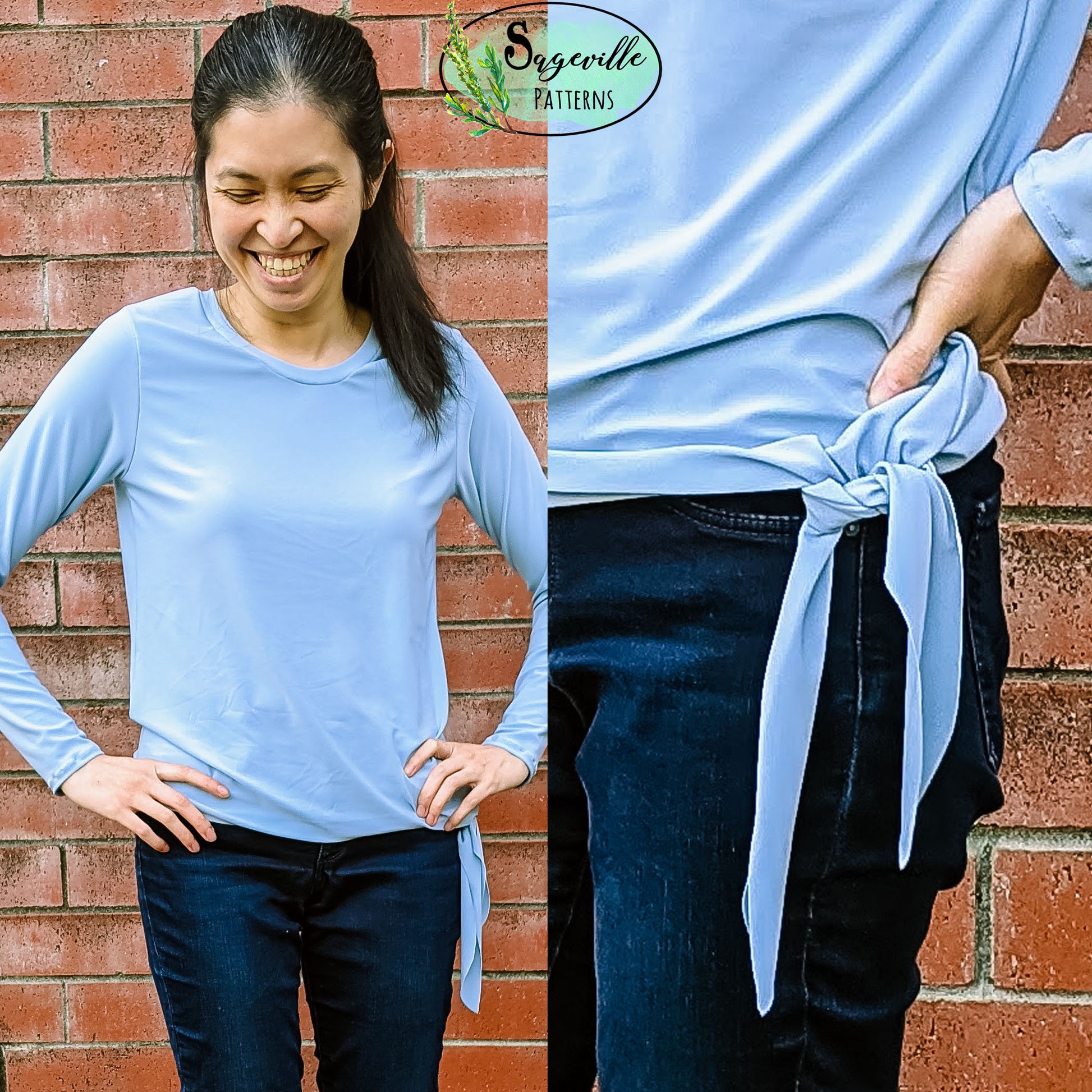 Buttercup Tee *Grab it for FREE with the code in the Sageville Patterns Sewing Group on Facebook!