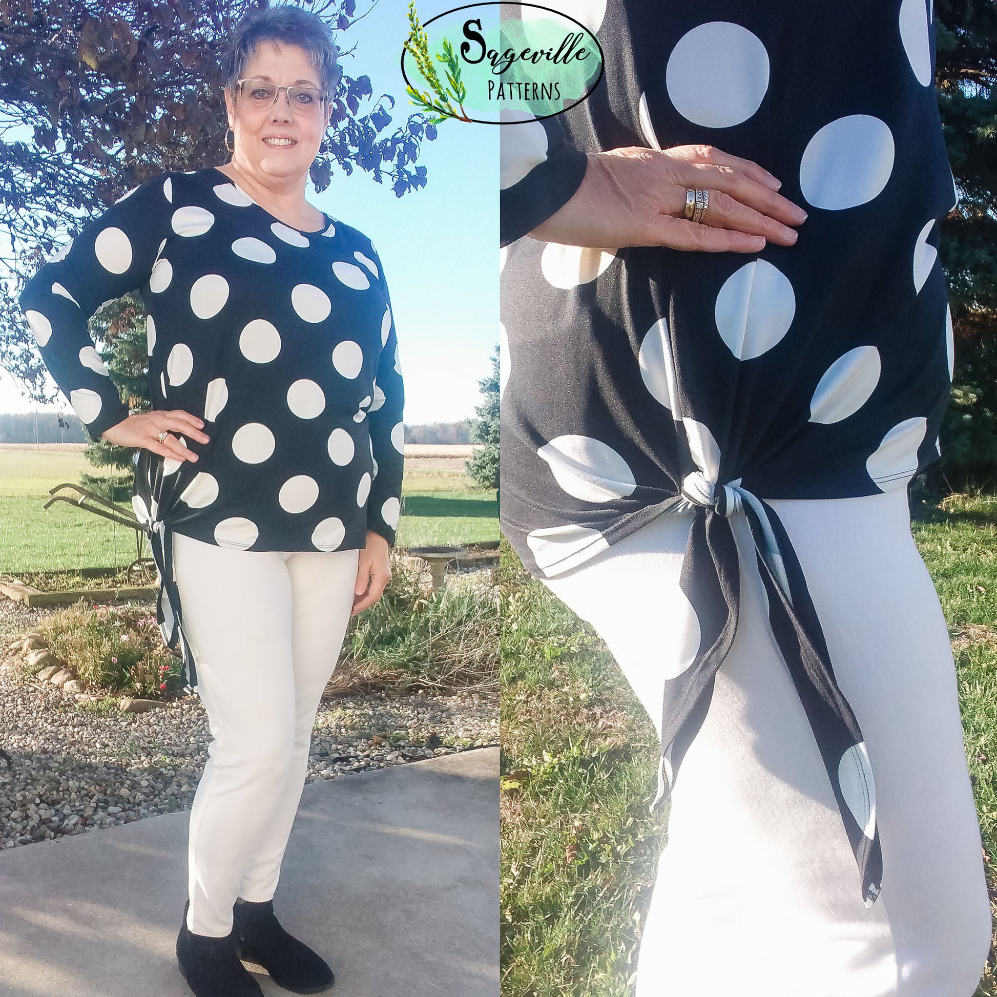 Buttercup Tee *Grab it for FREE with the code in the Sageville Patterns Sewing Group on Facebook!