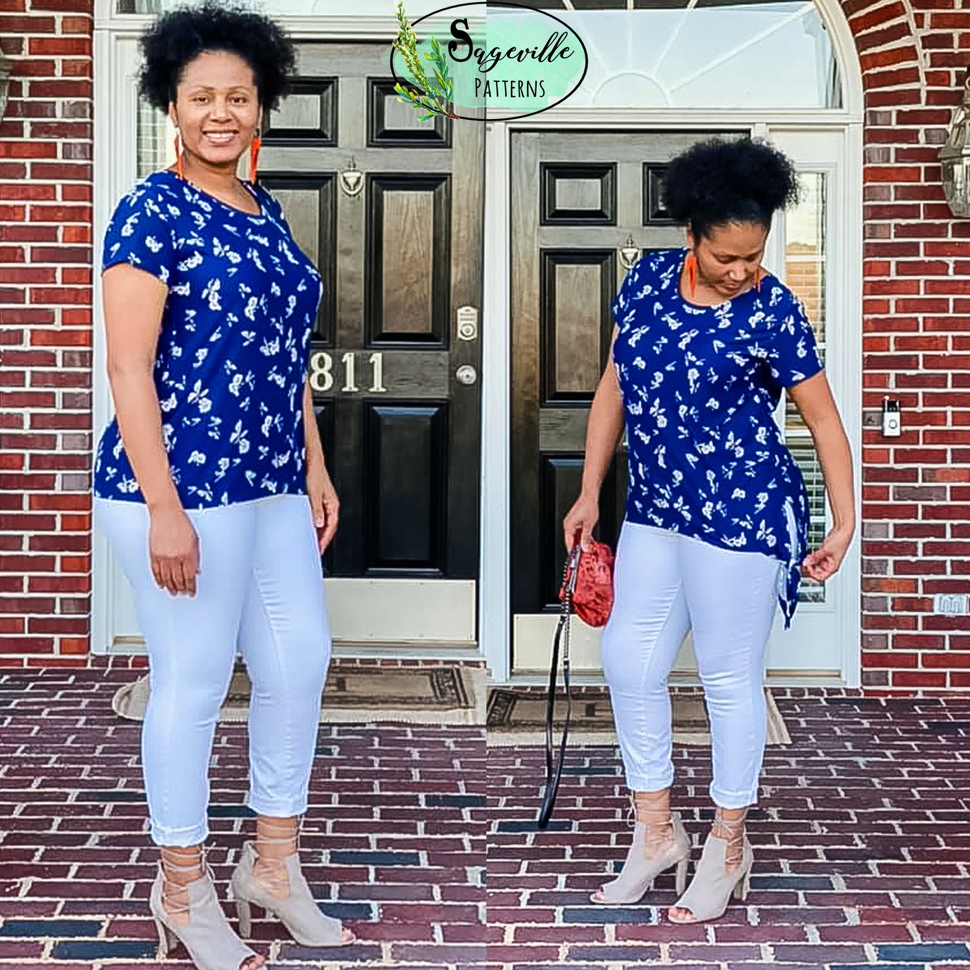 Buttercup Tee *Grab it for FREE with the code in the Sageville Patterns Sewing Group on Facebook!