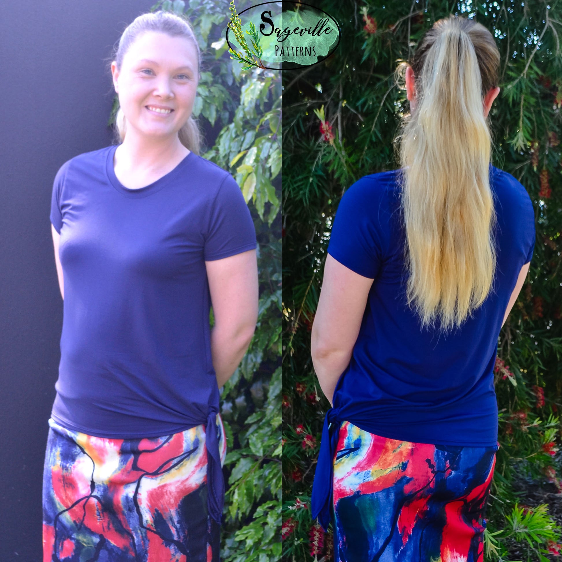 Buttercup Tee *Grab it for FREE with the code in the Sageville Patterns Sewing Group on Facebook!