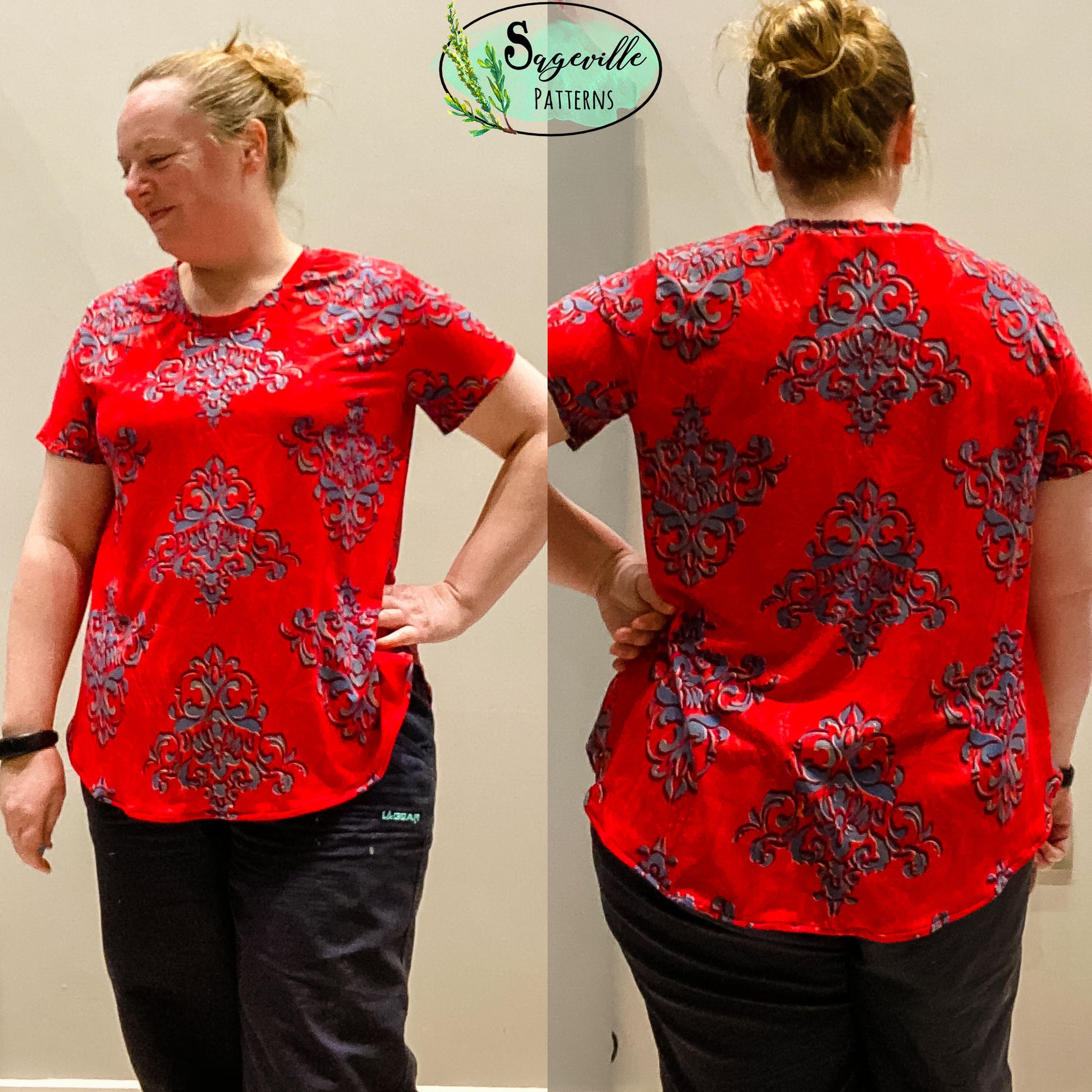Buttercup Tee *Grab it for FREE with the code in the Sageville Patterns Sewing Group on Facebook!