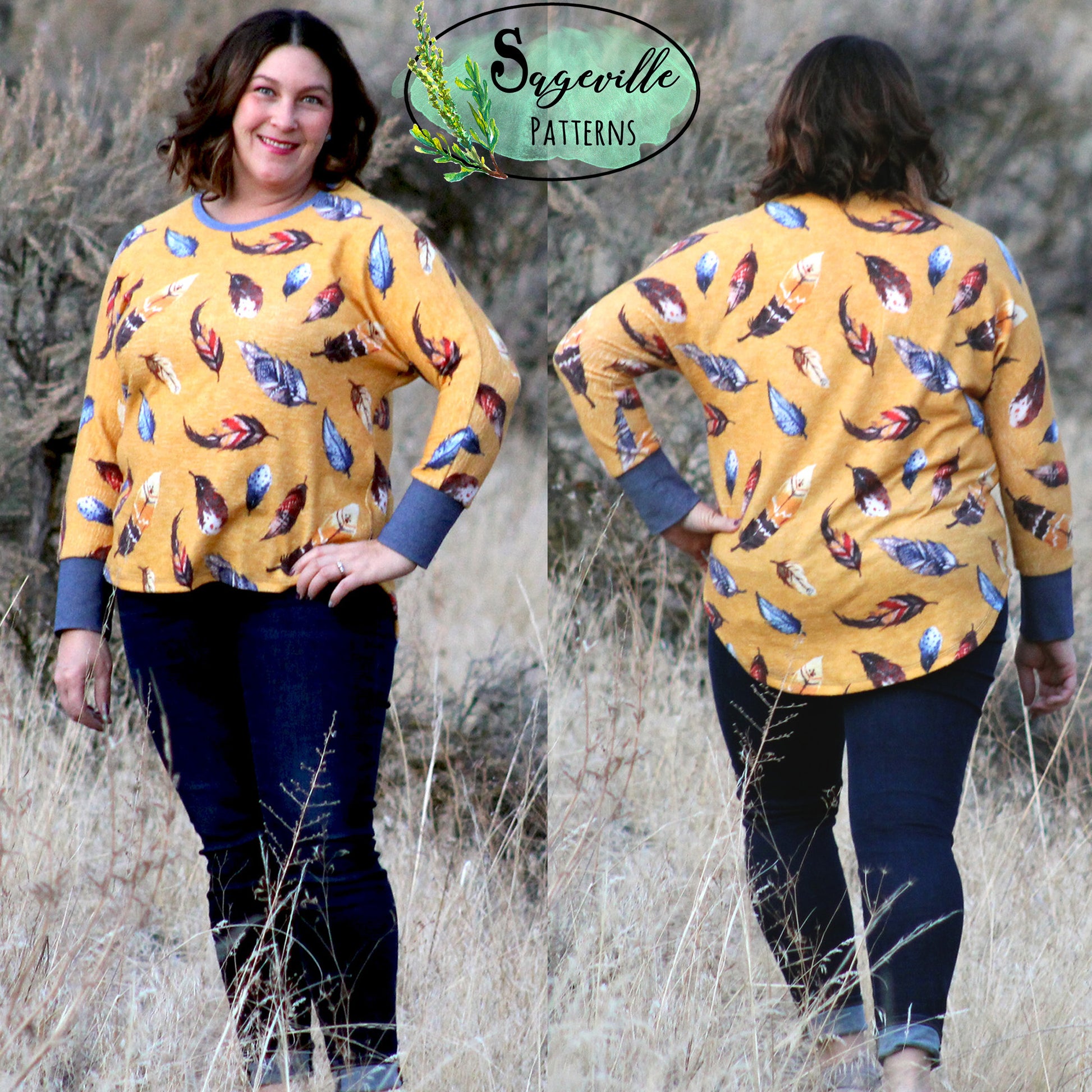 Hazelnut Top Bundle! Save big when you buy BOTH the Women's & Girl's Patterns!