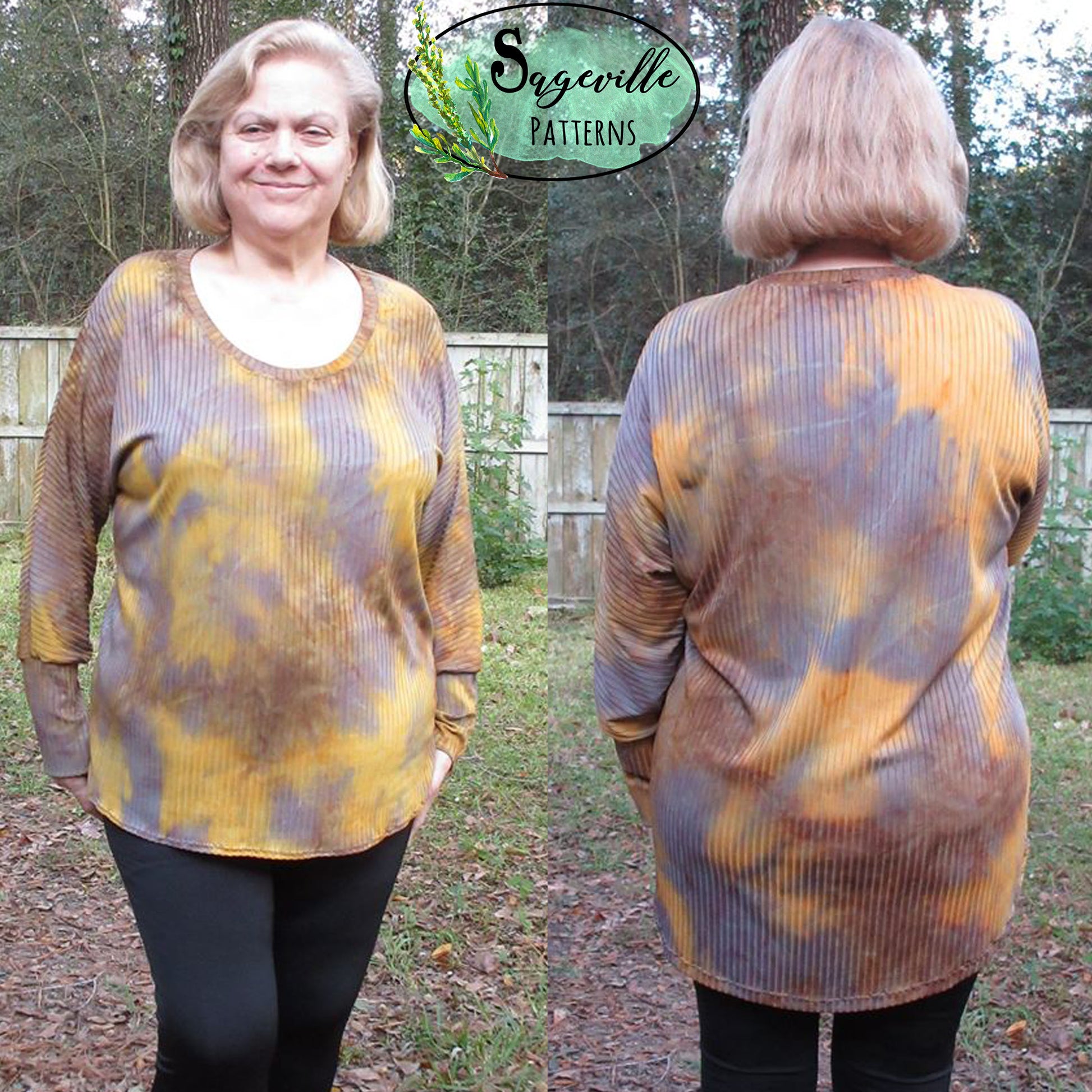 Hazelnut Top Bundle! Save big when you buy BOTH the Women's & Girl's Patterns!