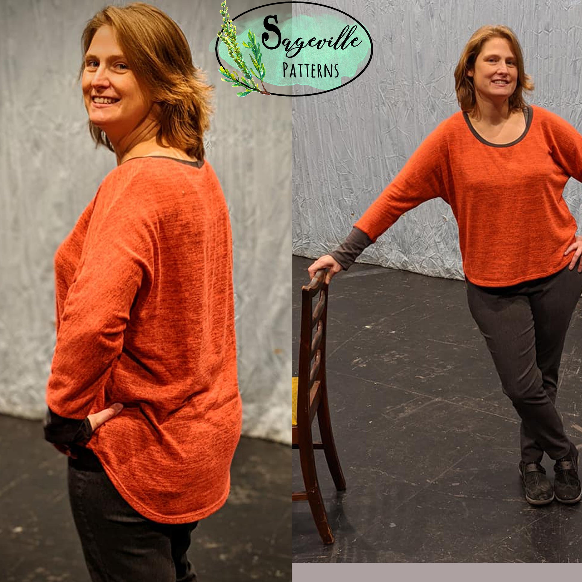 Hazelnut Top Bundle! Save big when you buy BOTH the Women's & Girl's Patterns!