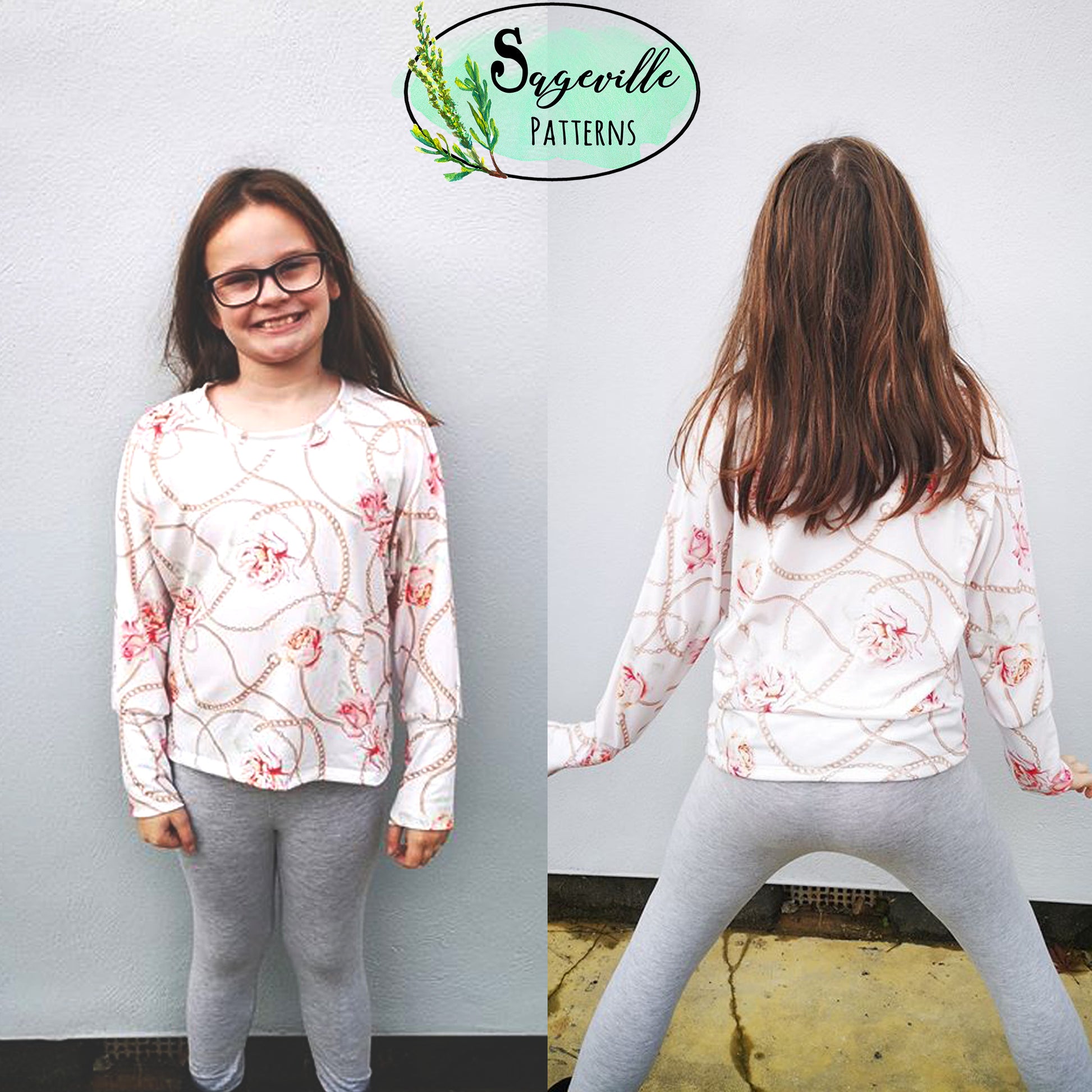 Hazelnut Top Bundle! Save big when you buy BOTH the Women's & Girl's Patterns!