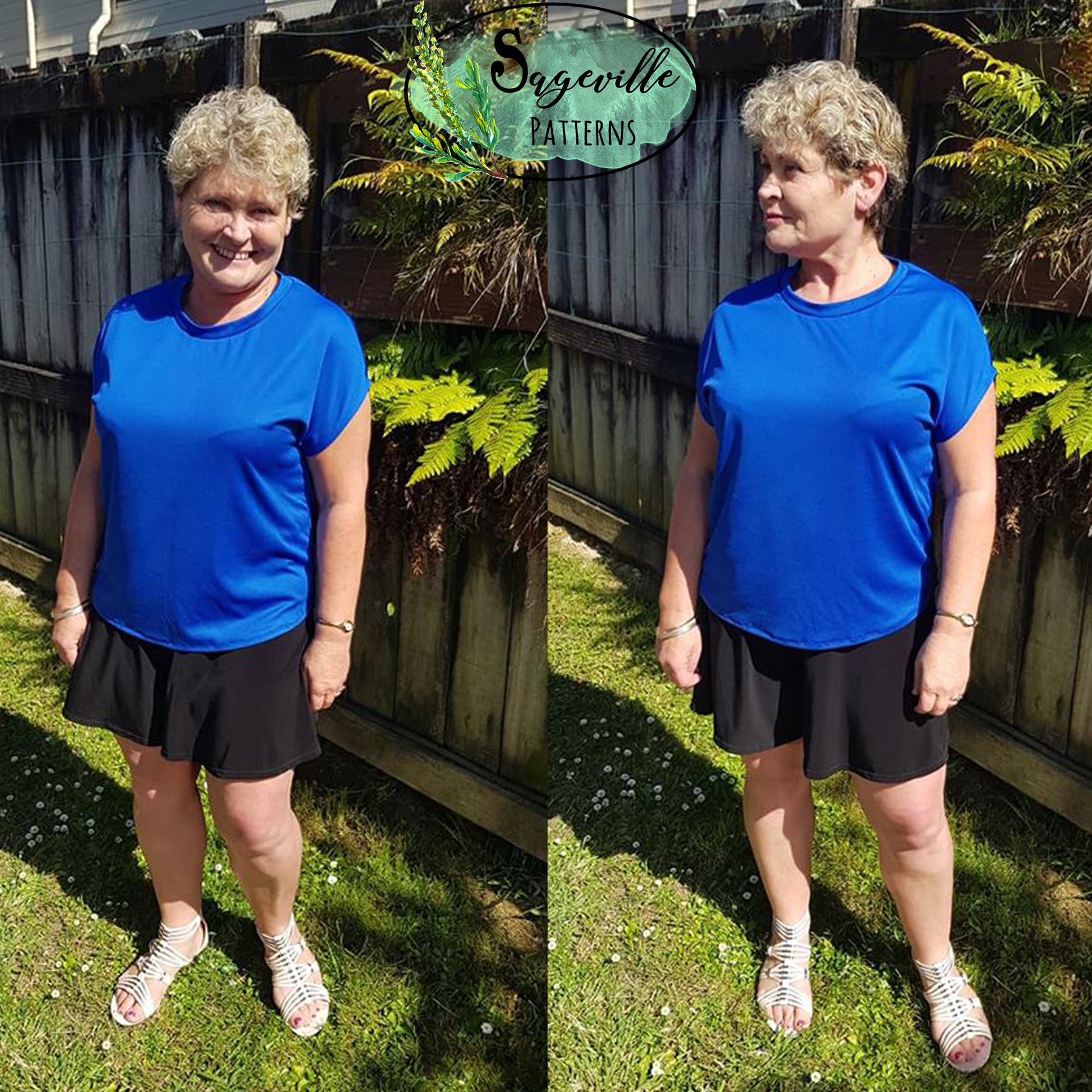 Hazelnut Top Bundle! Save big when you buy BOTH the Women's & Girl's Patterns!