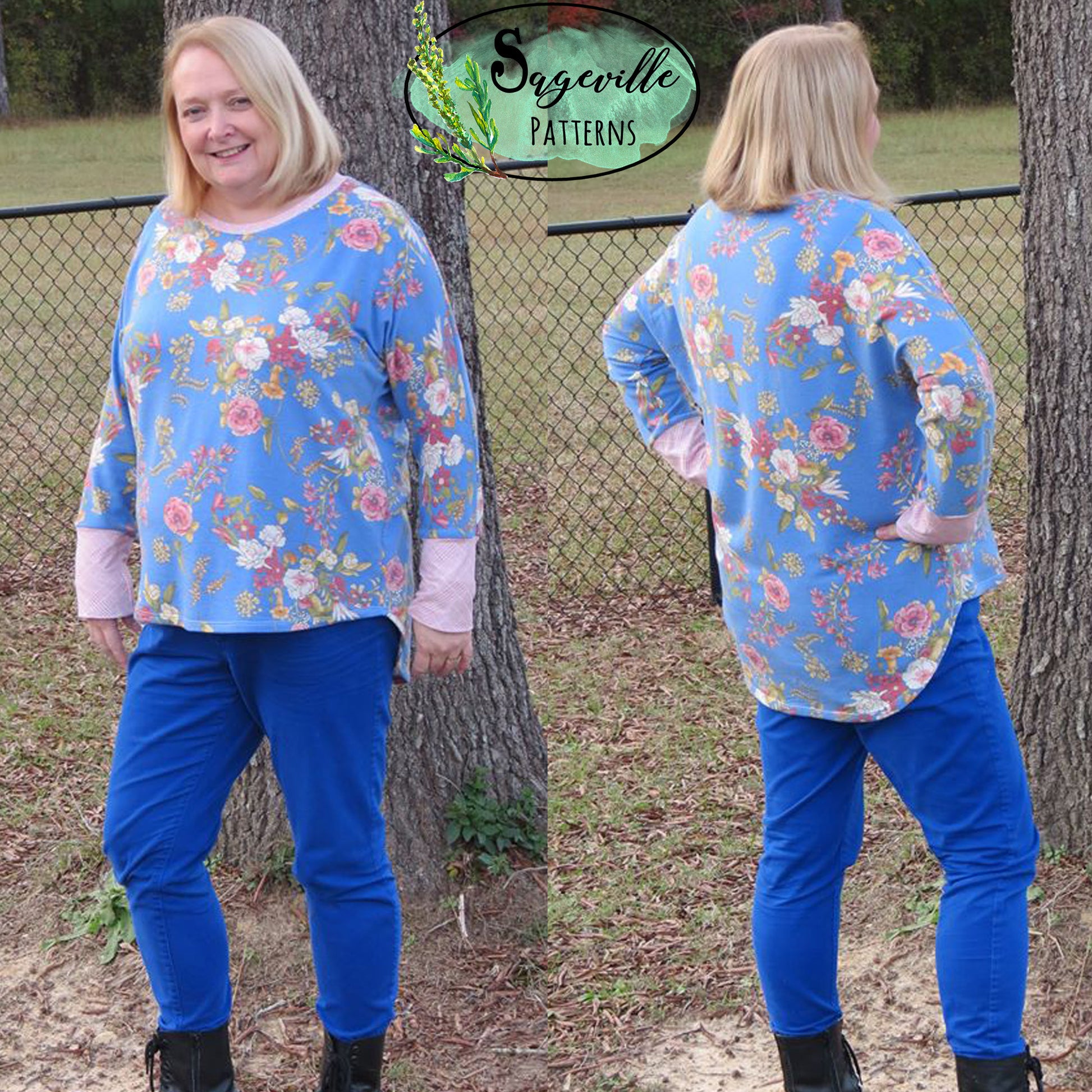 Hazelnut Top Bundle! Save big when you buy BOTH the Women's & Girl's Patterns!