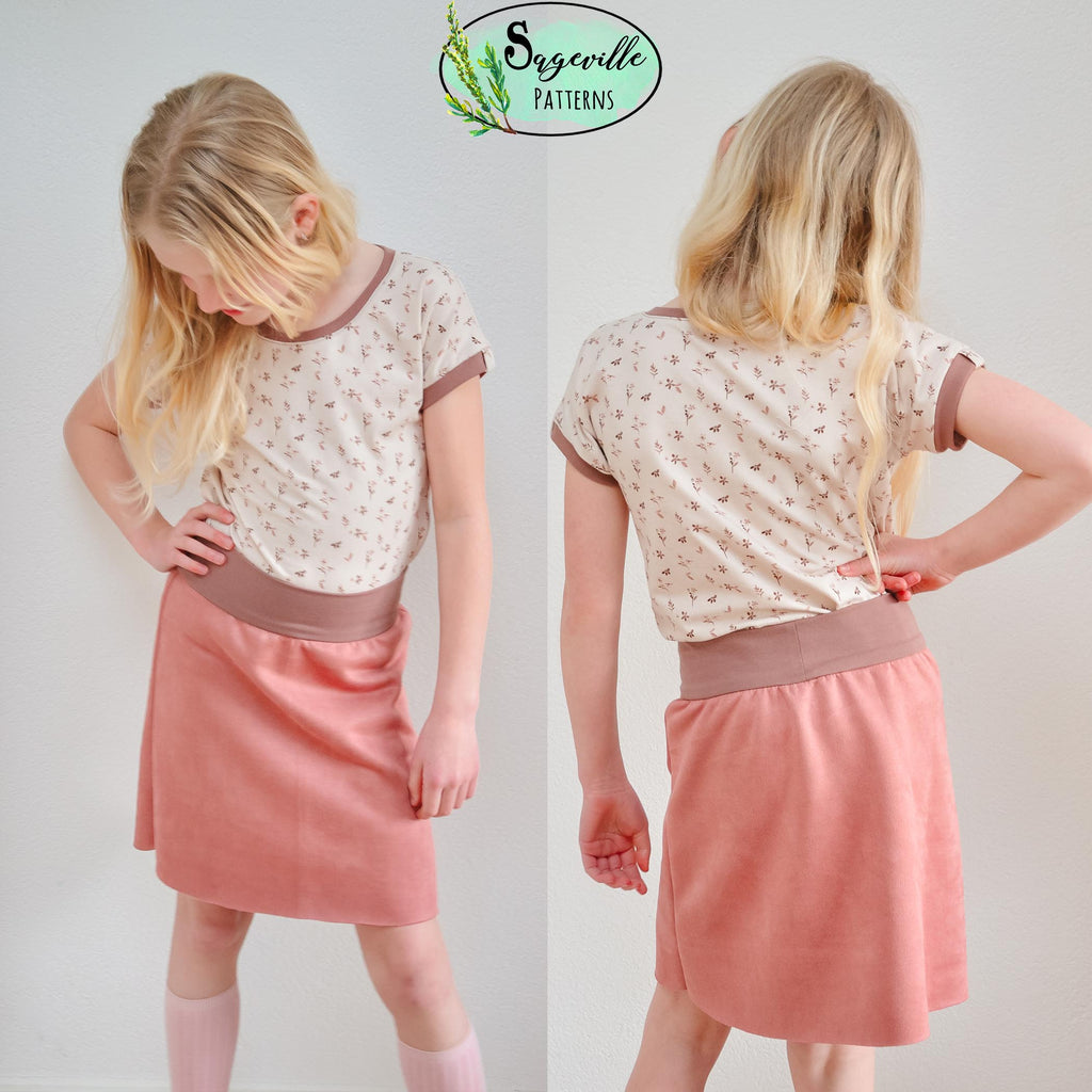 Girl's Sunflower Skort