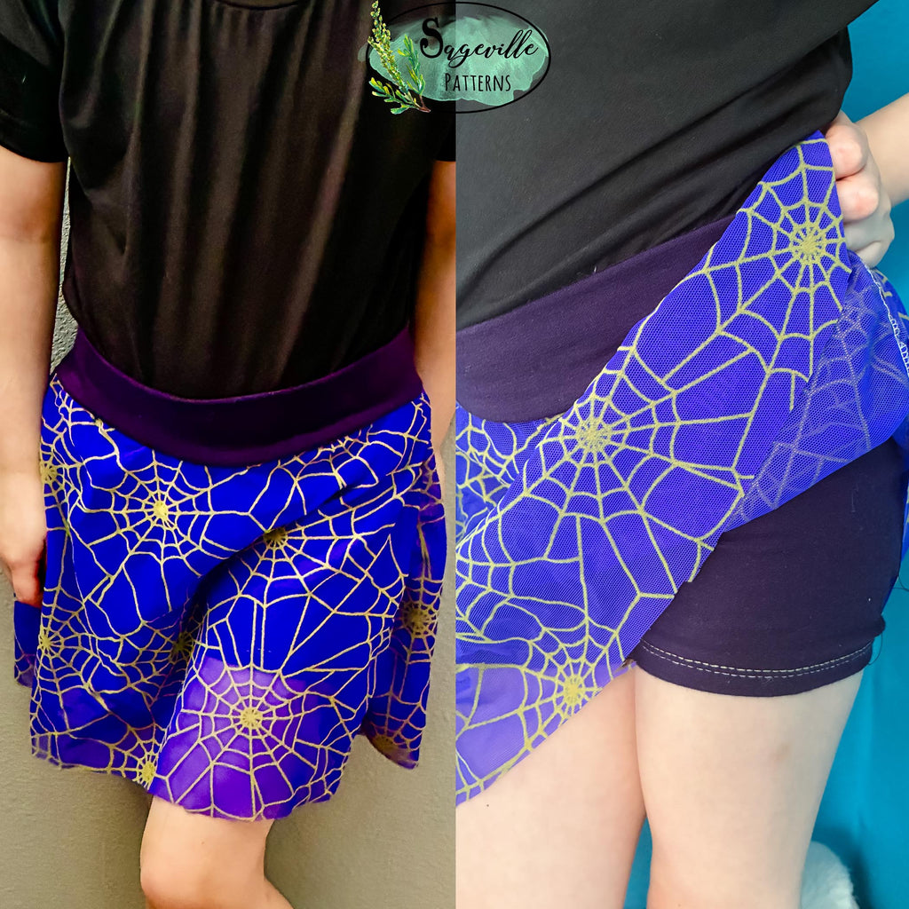 Girl's Sunflower Skort