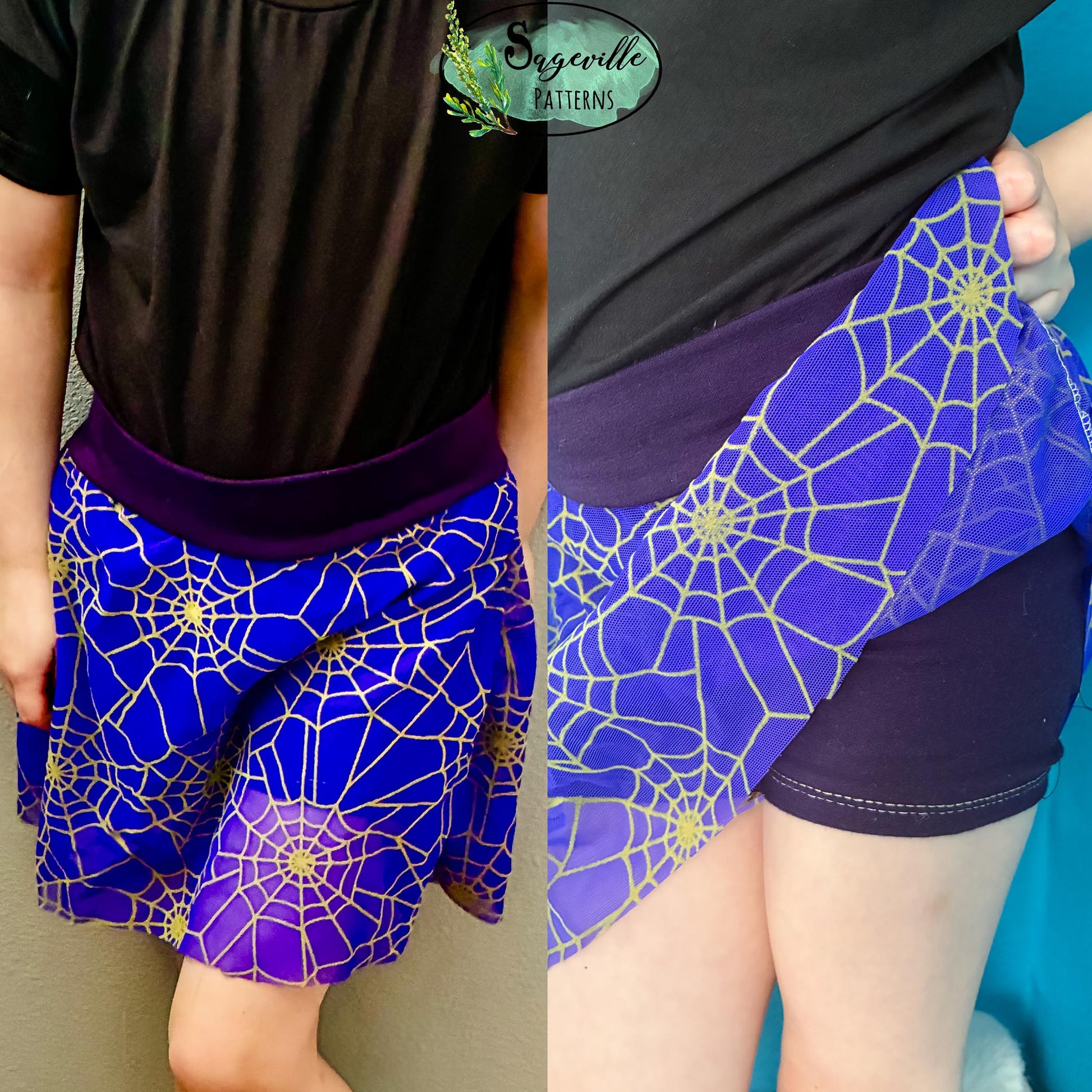 Girl's Sunflower Skort