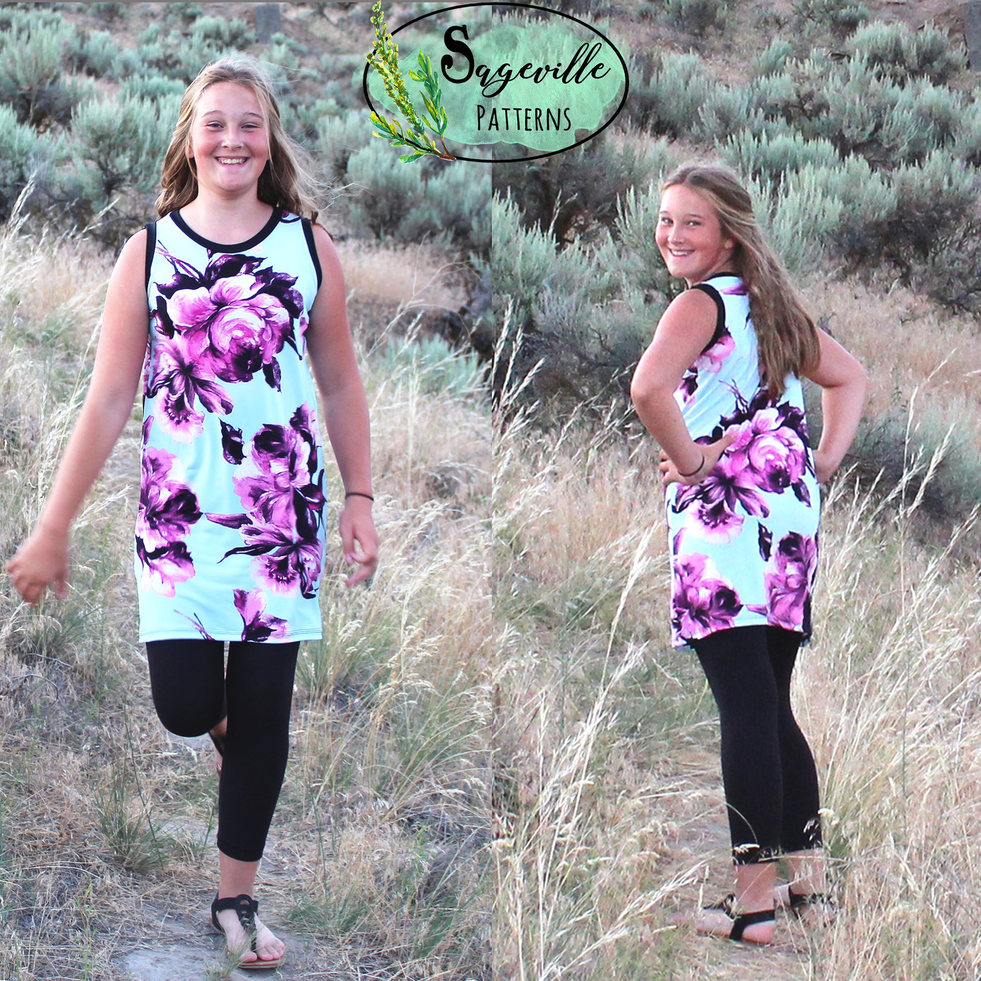 Girls-Juniors Phlox Tank Top & Dress
