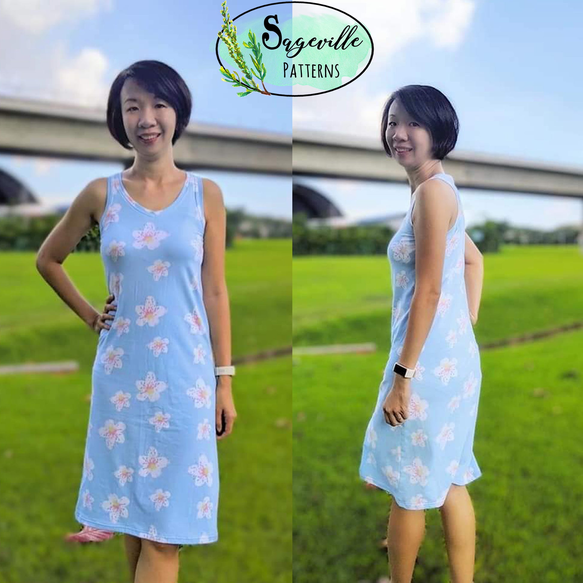 Phlox Tank Top and Dress