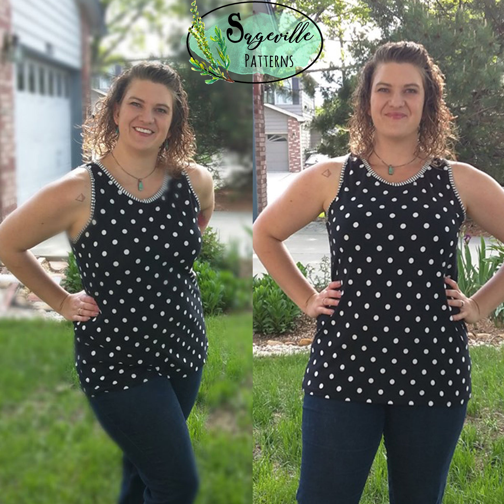 Phlox Tank Top and Dress