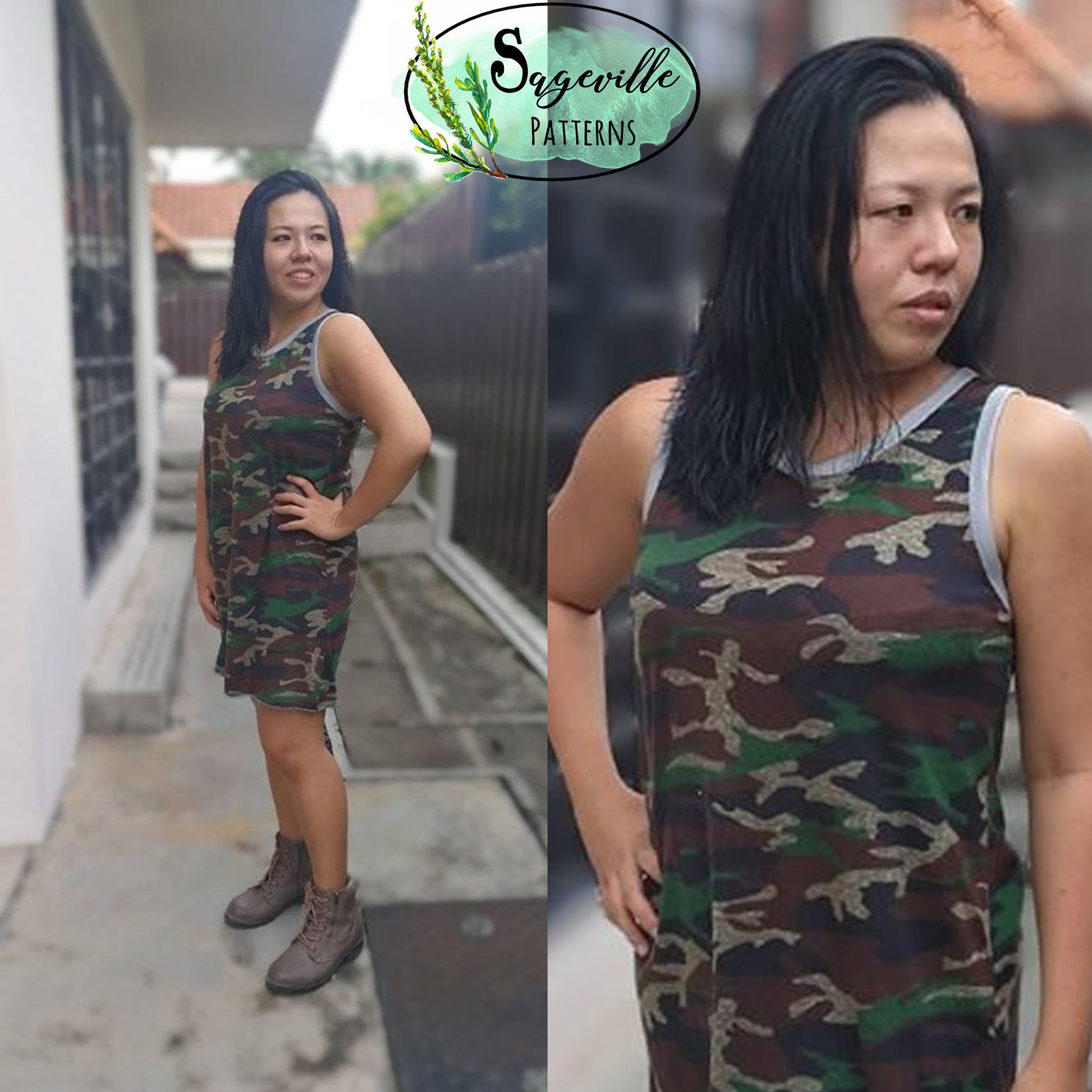 Phlox Tank Top and Dress