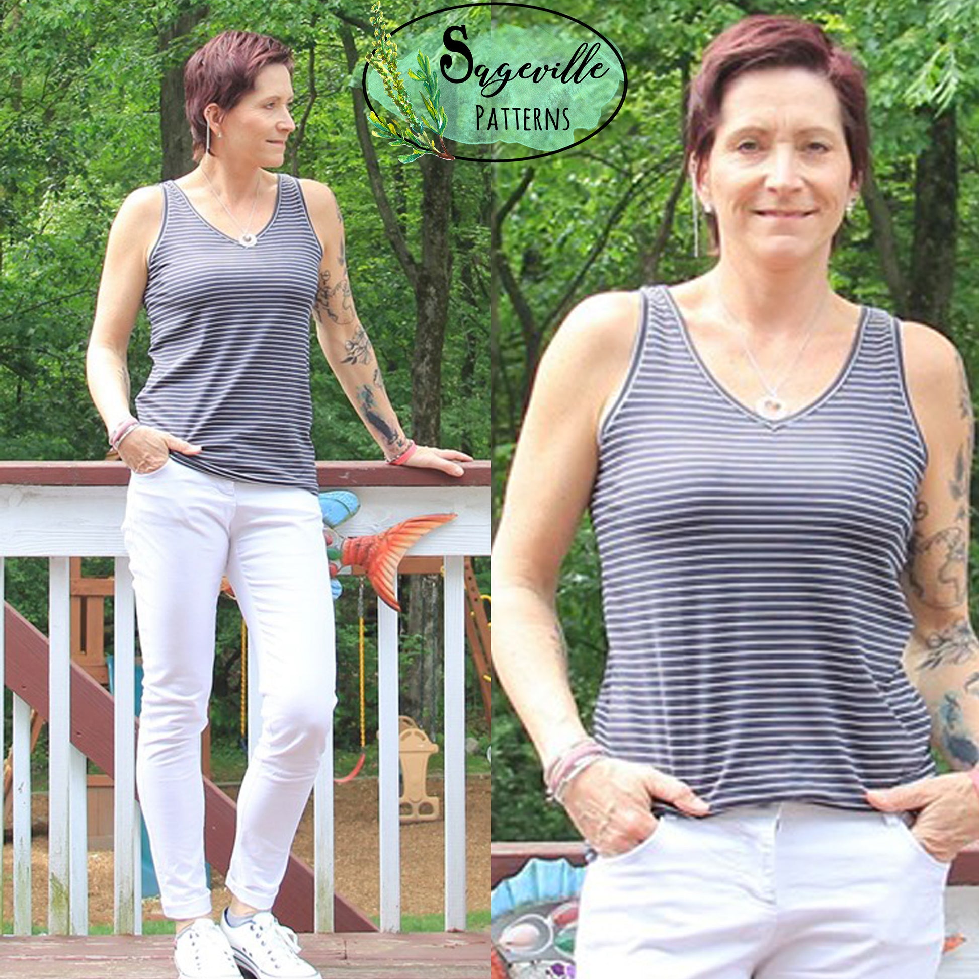 Phlox Tank Top and Dress