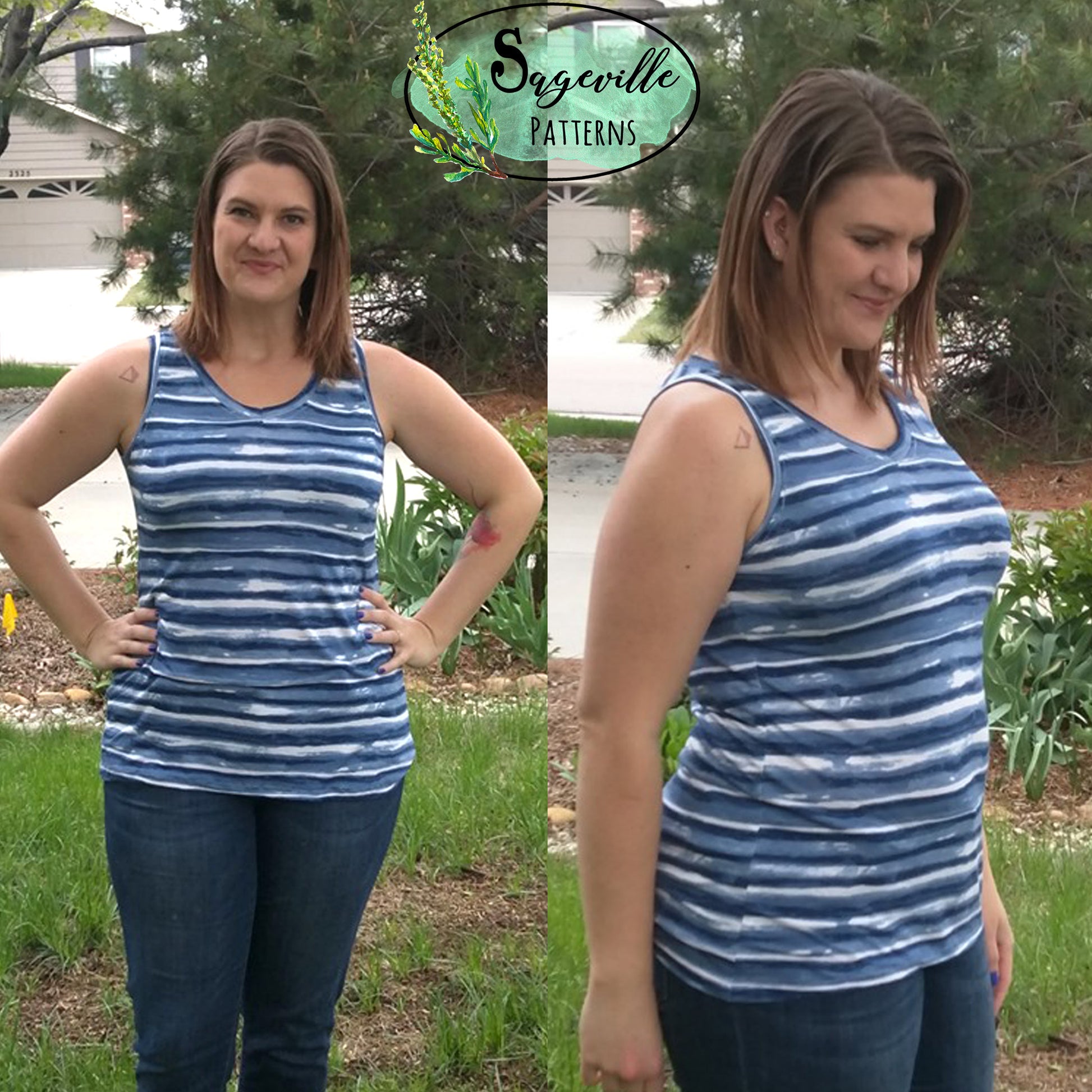 Phlox Tank Top and Dress