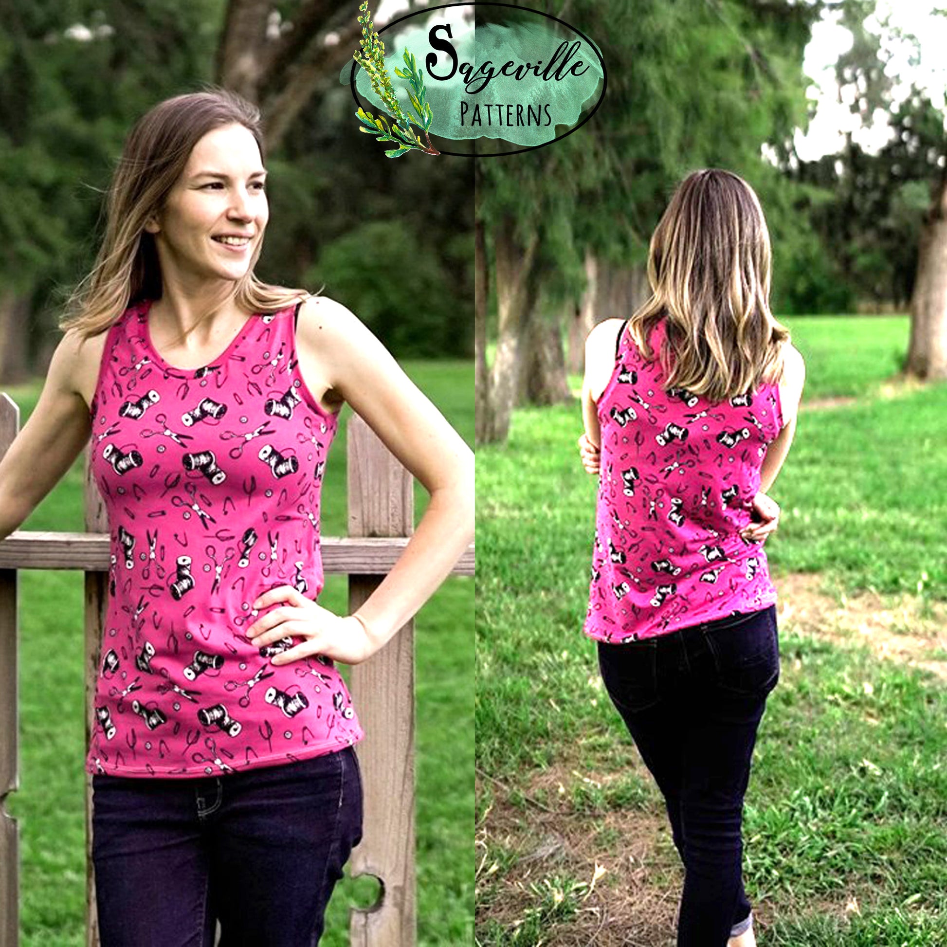 Phlox Tank Top and Dress