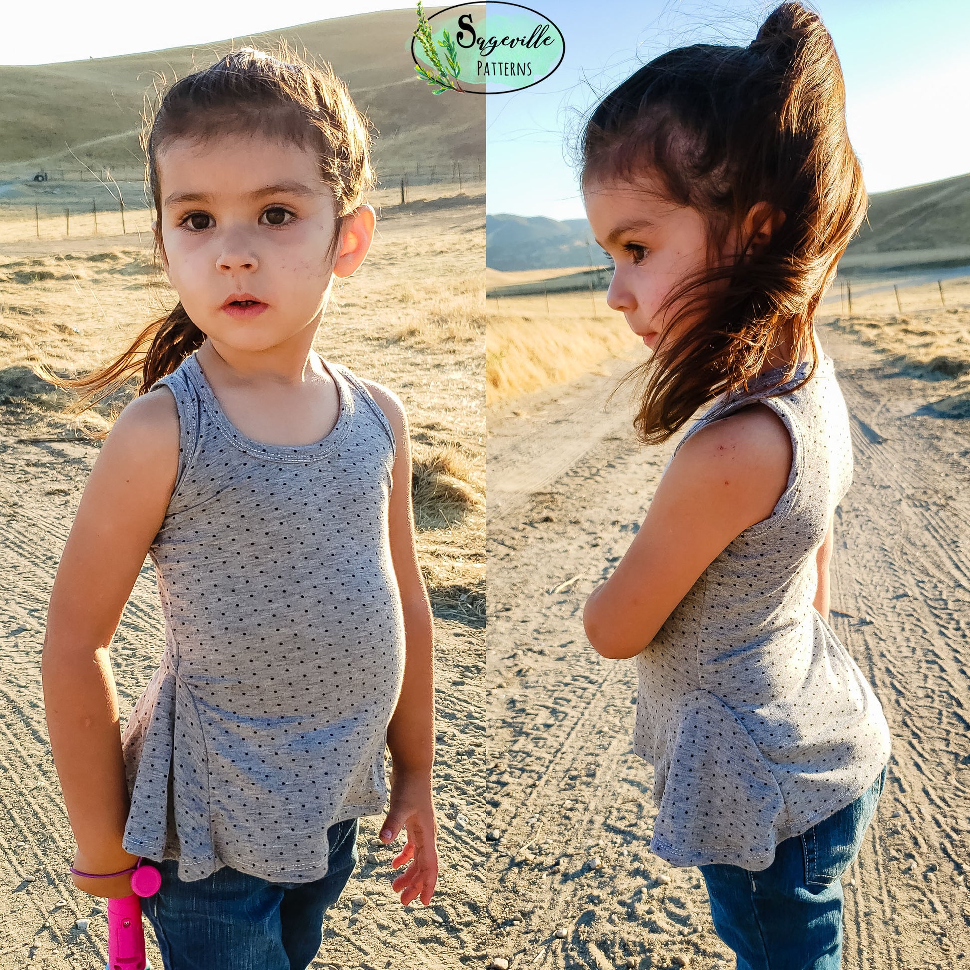 Girls Gardenia Dress & Top