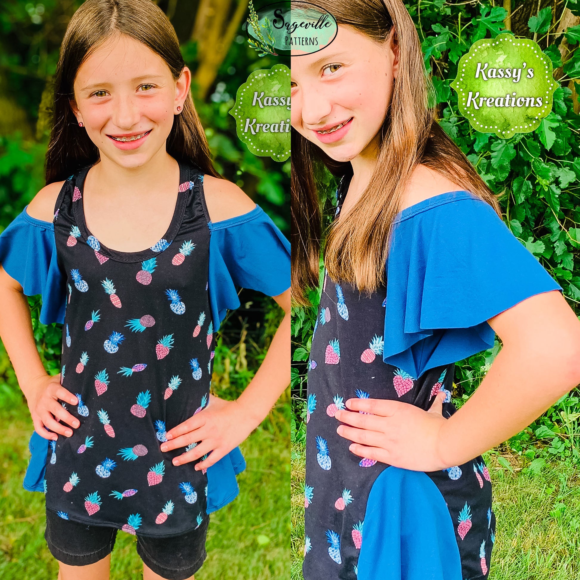 Girls Gardenia Dress & Top