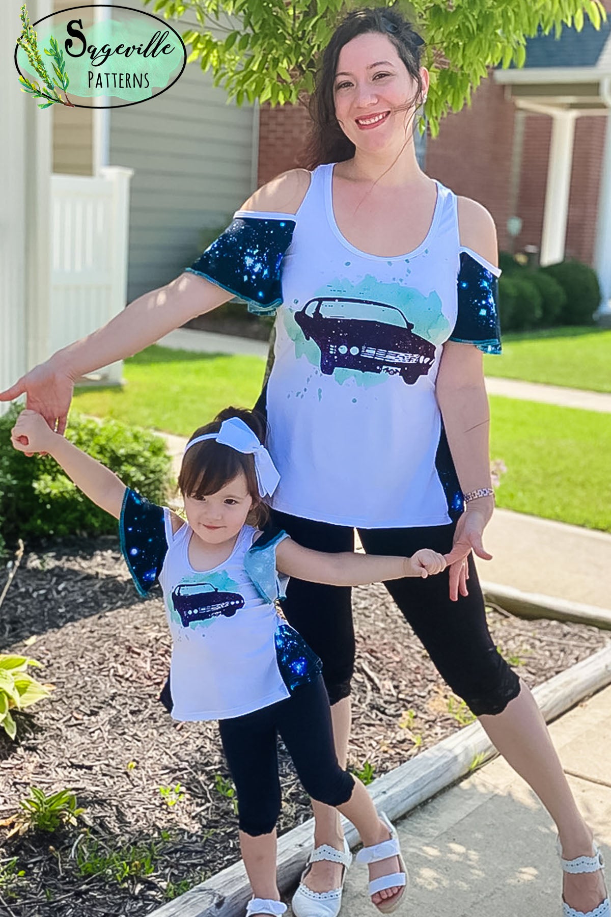 Gardenia Dress & Top Bundle! Bigger Savings When You Buy The Women's and Girl's Patterns Together!