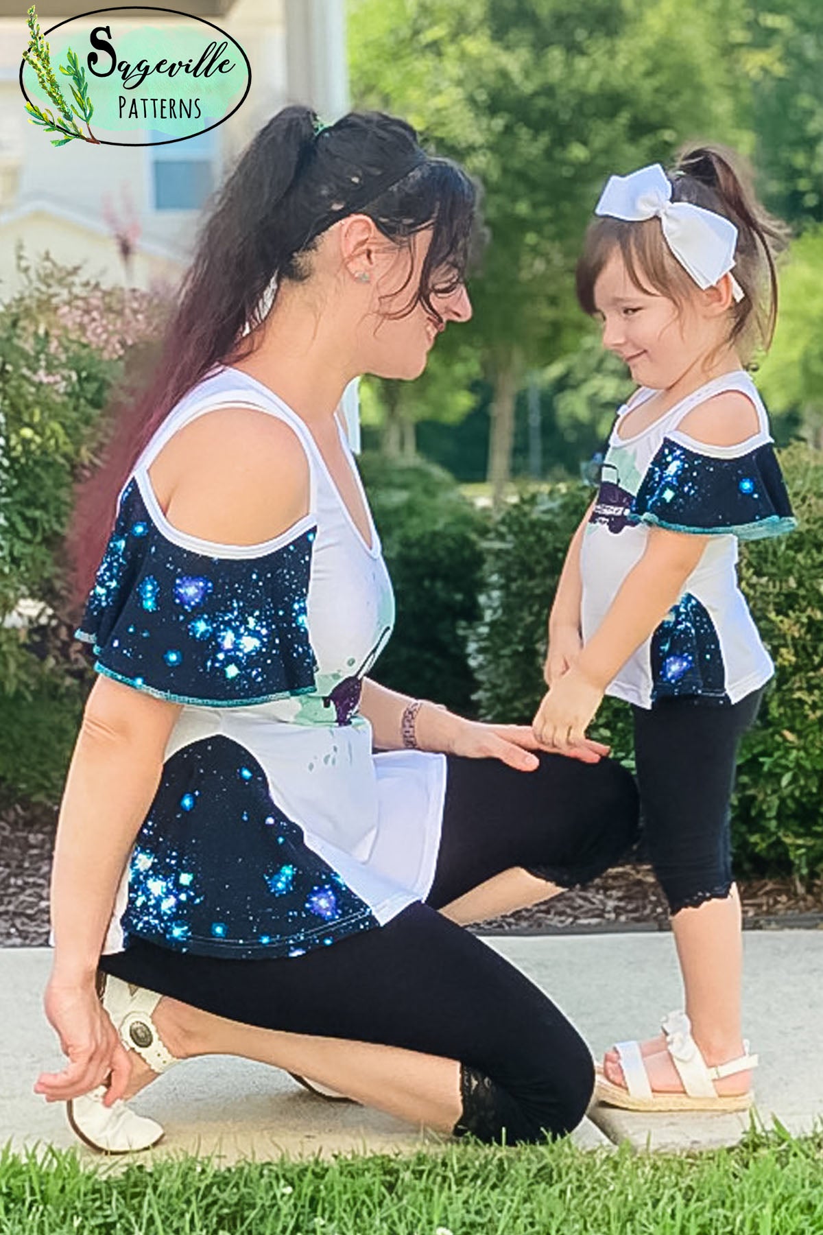 Gardenia Dress & Top Bundle! Bigger Savings When You Buy The Women's and Girl's Patterns Together!