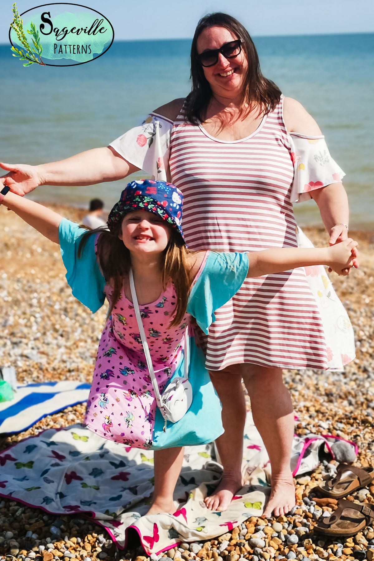 Gardenia Dress & Top Bundle! Bigger Savings When You Buy The Women's and Girl's Patterns Together!