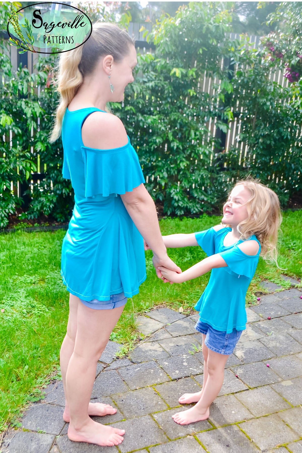 Gardenia Dress & Top Bundle! Bigger Savings When You Buy The Women's and Girl's Patterns Together!