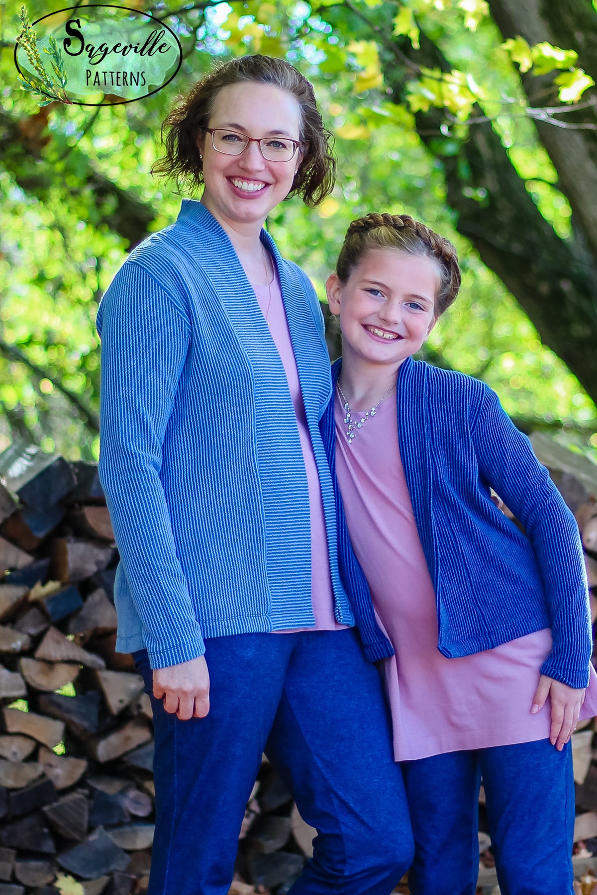 Ivy Cardigan Bundle! SAVE when you buy the girl's and women's patterns together!
