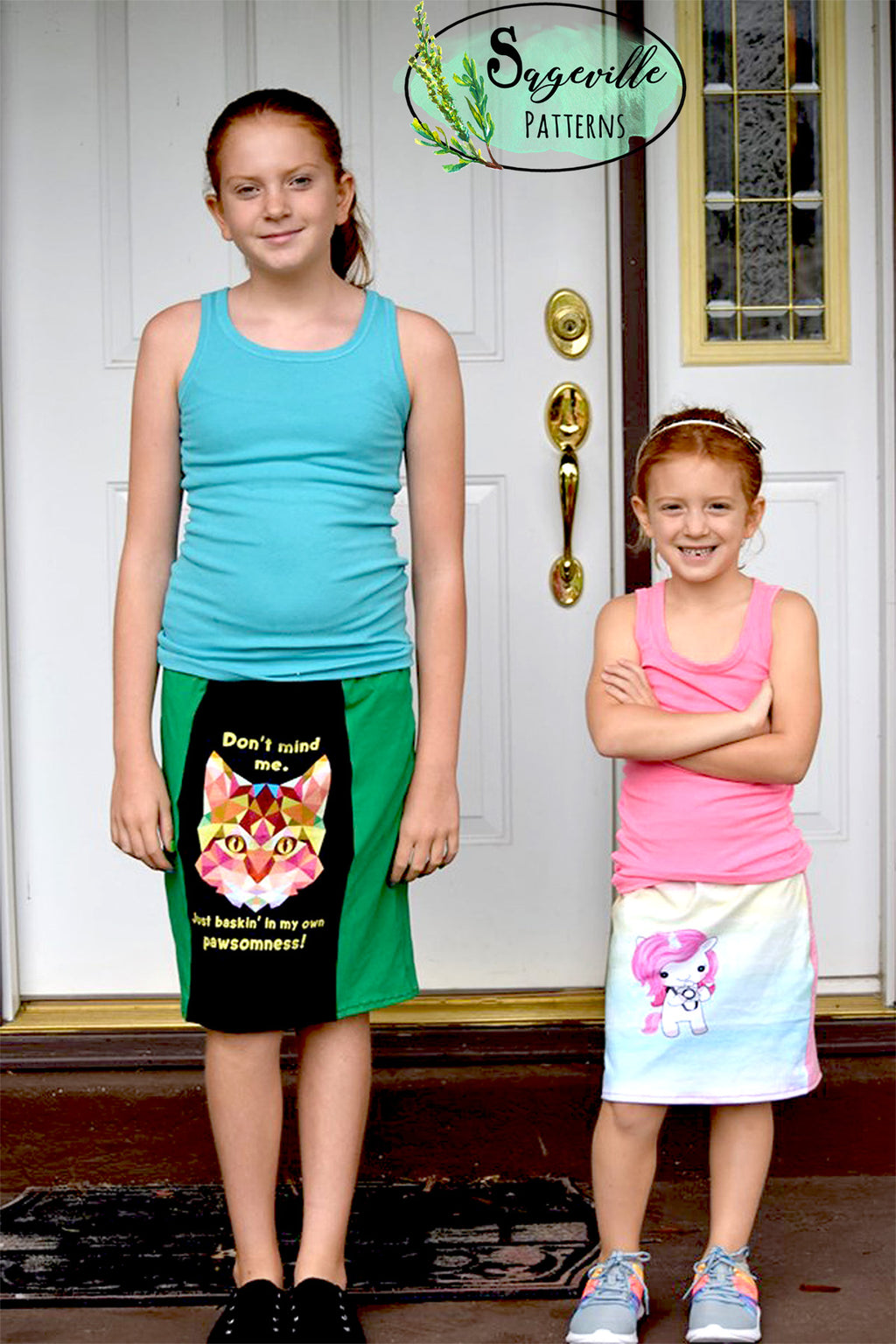 Dahlia Skirt Bundle! Get both the women's and girl's pattern.