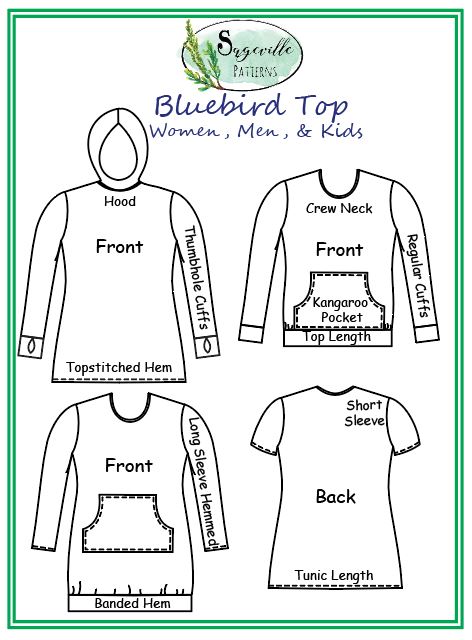 Kids Bluebird Top