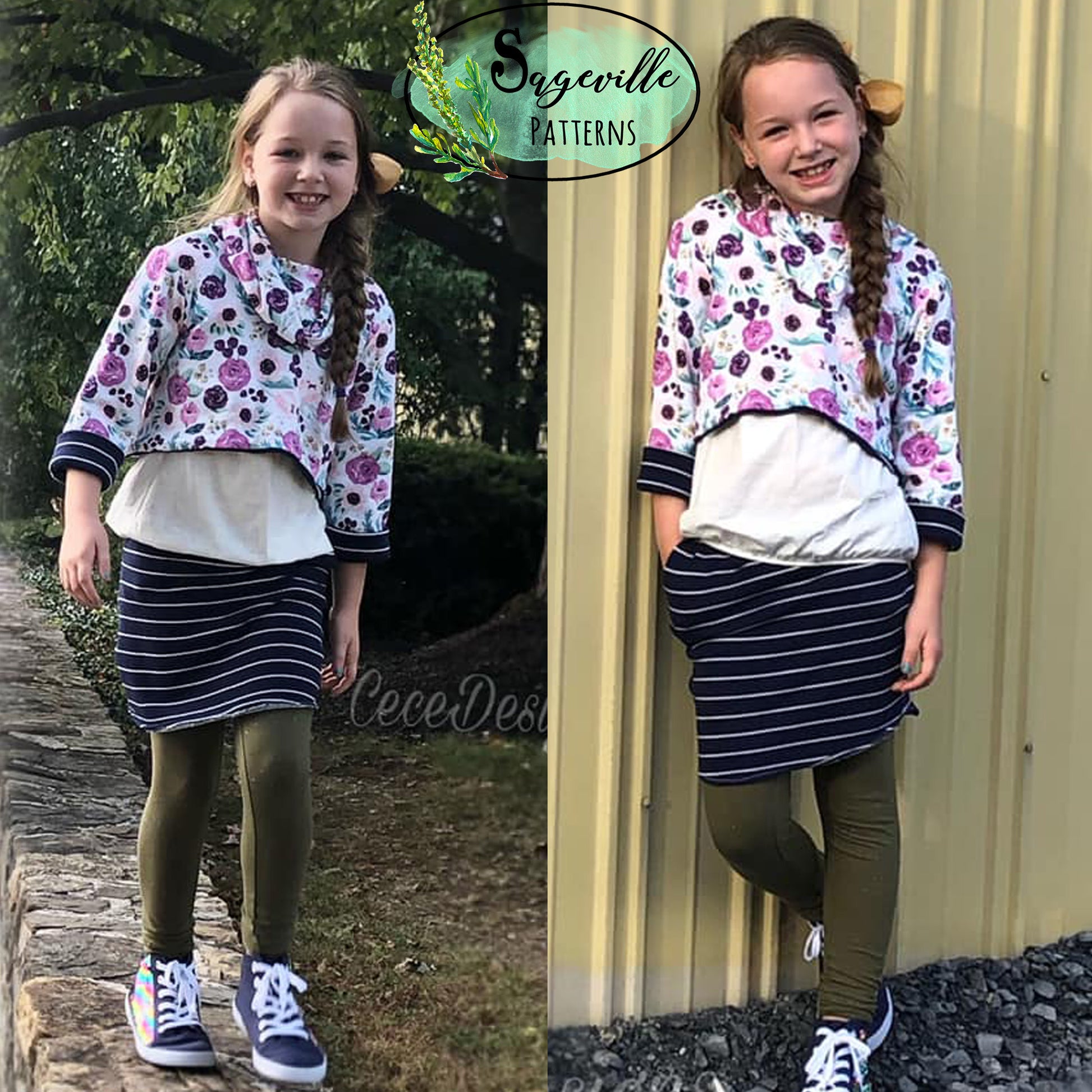 Girls Dahlia Skirt