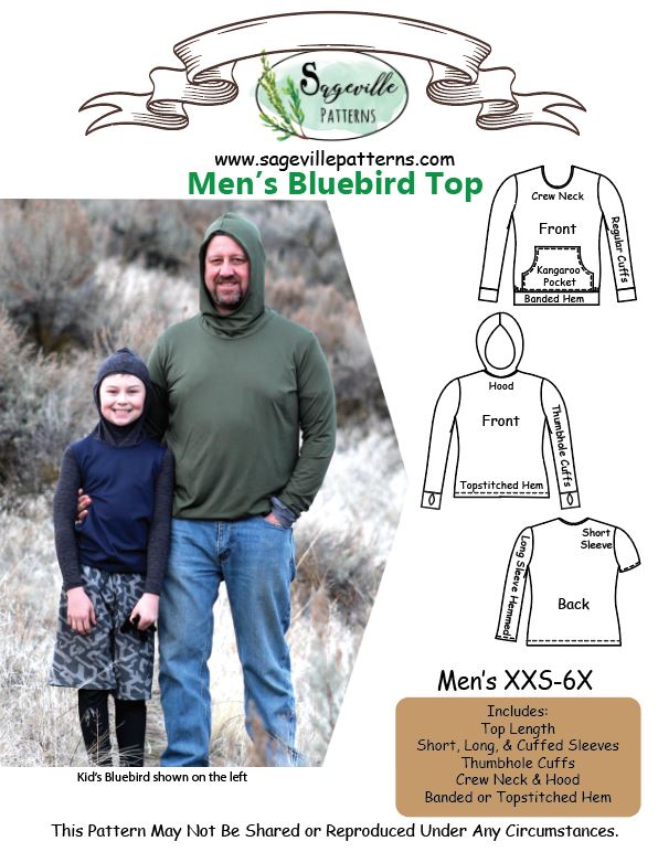 Mens Bluebird Top