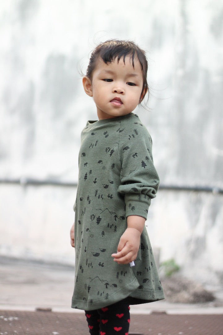 Girls Aspen Raglan